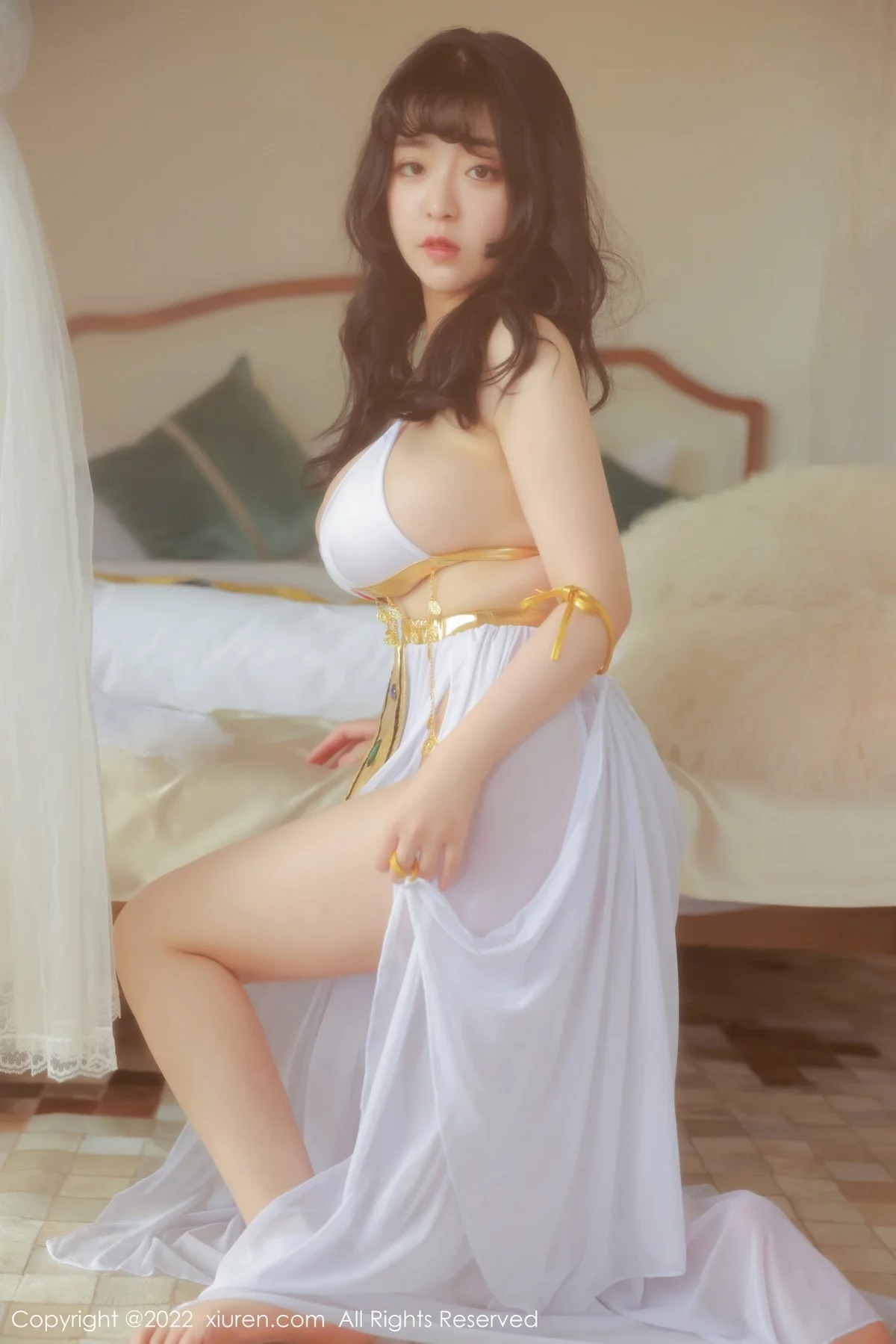 [[XiuRen秀人网]秀人网]No.5341_模特奶酥36E私房性感白色轻透服饰秀丰满身材傲人豪乳诱惑写真51P