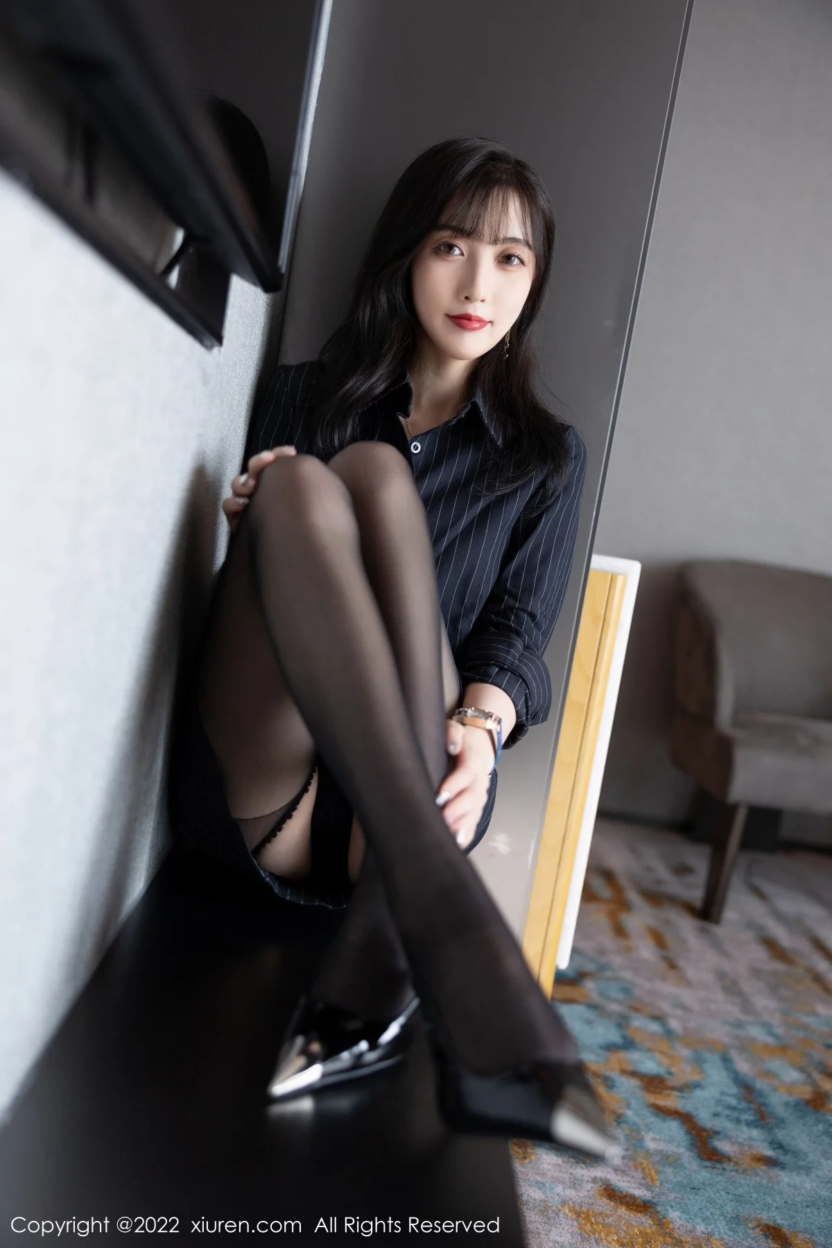 [[XiuRen秀人网]秀人网]No.5346_模特林星阑厦门旅拍半脱露轻透蕾丝内衣配超薄黑丝极致魅惑写真87P