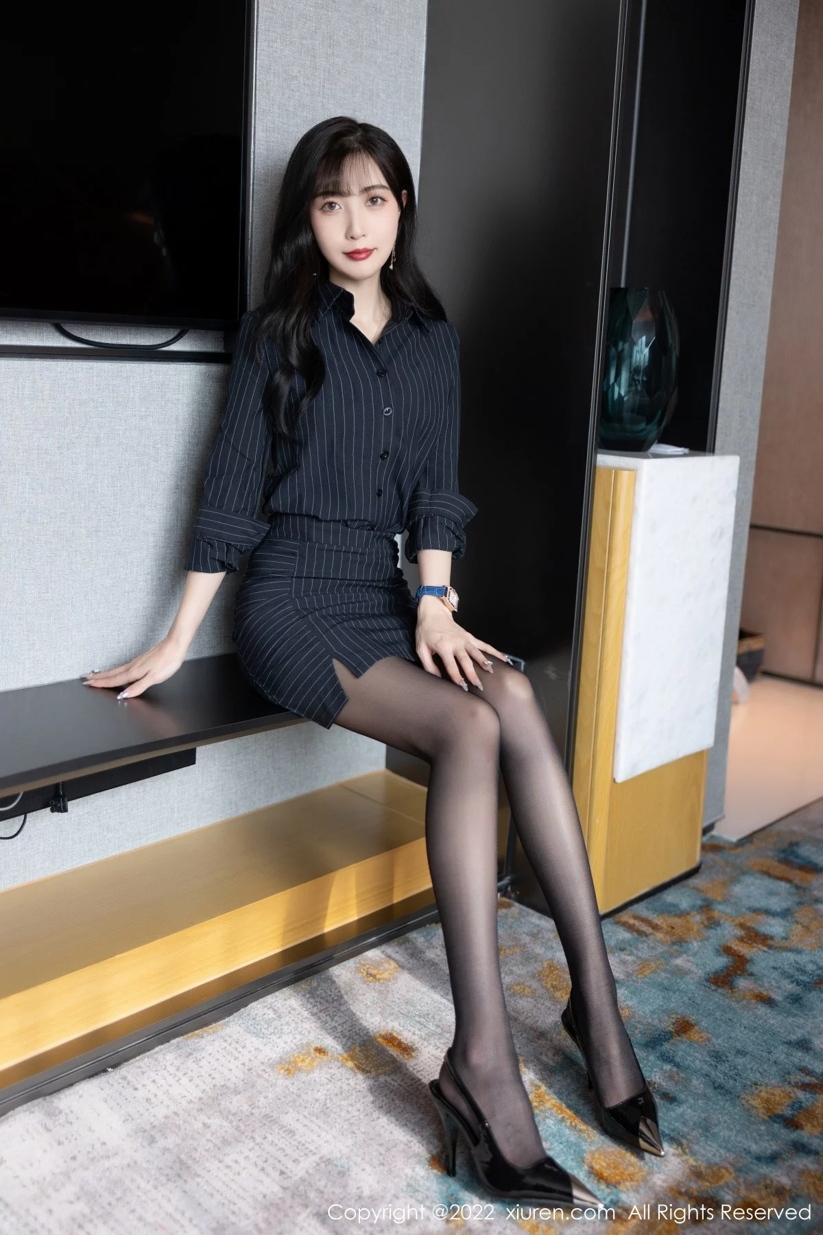 [[XiuRen秀人网]秀人网]No.5346_模特林星阑厦门旅拍半脱露轻透蕾丝内衣配超薄黑丝极致魅惑写真87P