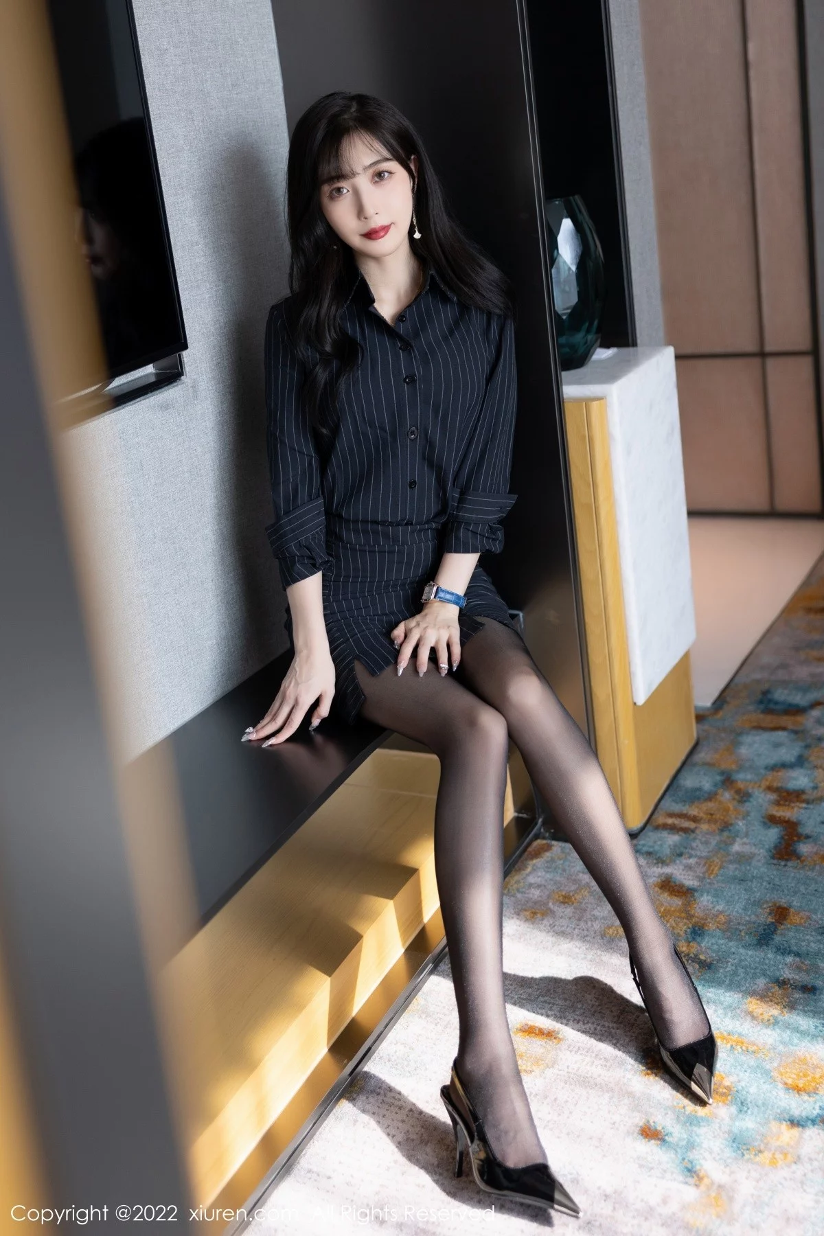 [[XiuRen秀人网]秀人网]No.5346_模特林星阑厦门旅拍半脱露轻透蕾丝内衣配超薄黑丝极致魅惑写真87P