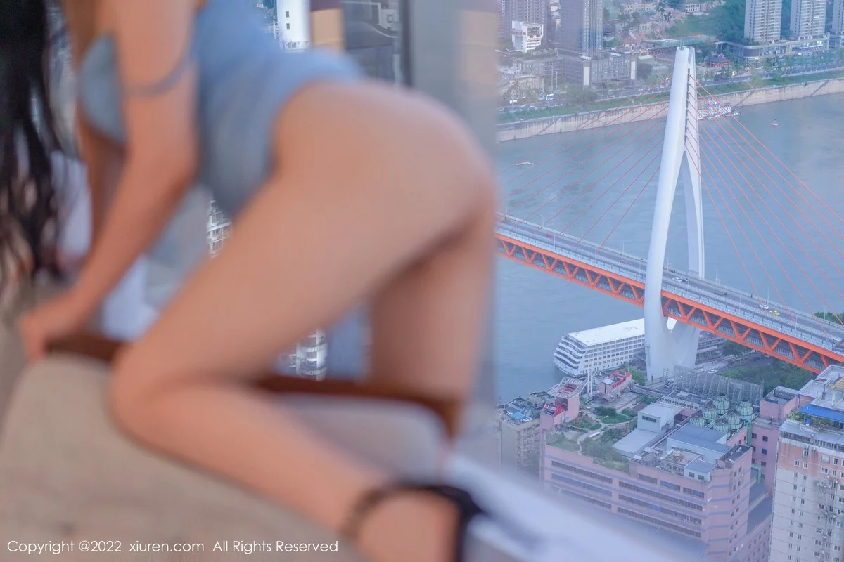 [[XiuRen秀人网]秀人网]No.5550_女神刘钰儿私房性感淡蓝色吊带长裙万种风情万种妩媚诱惑写真64P