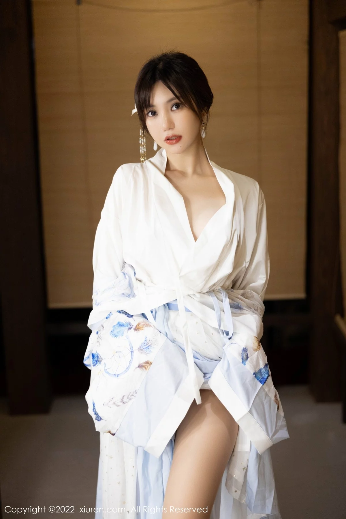 [[XiuRen秀人网]秀人网]No.5569_女神绮里嘉ula私房日式风性感和服配超薄无内肉丝极致诱惑写真75P