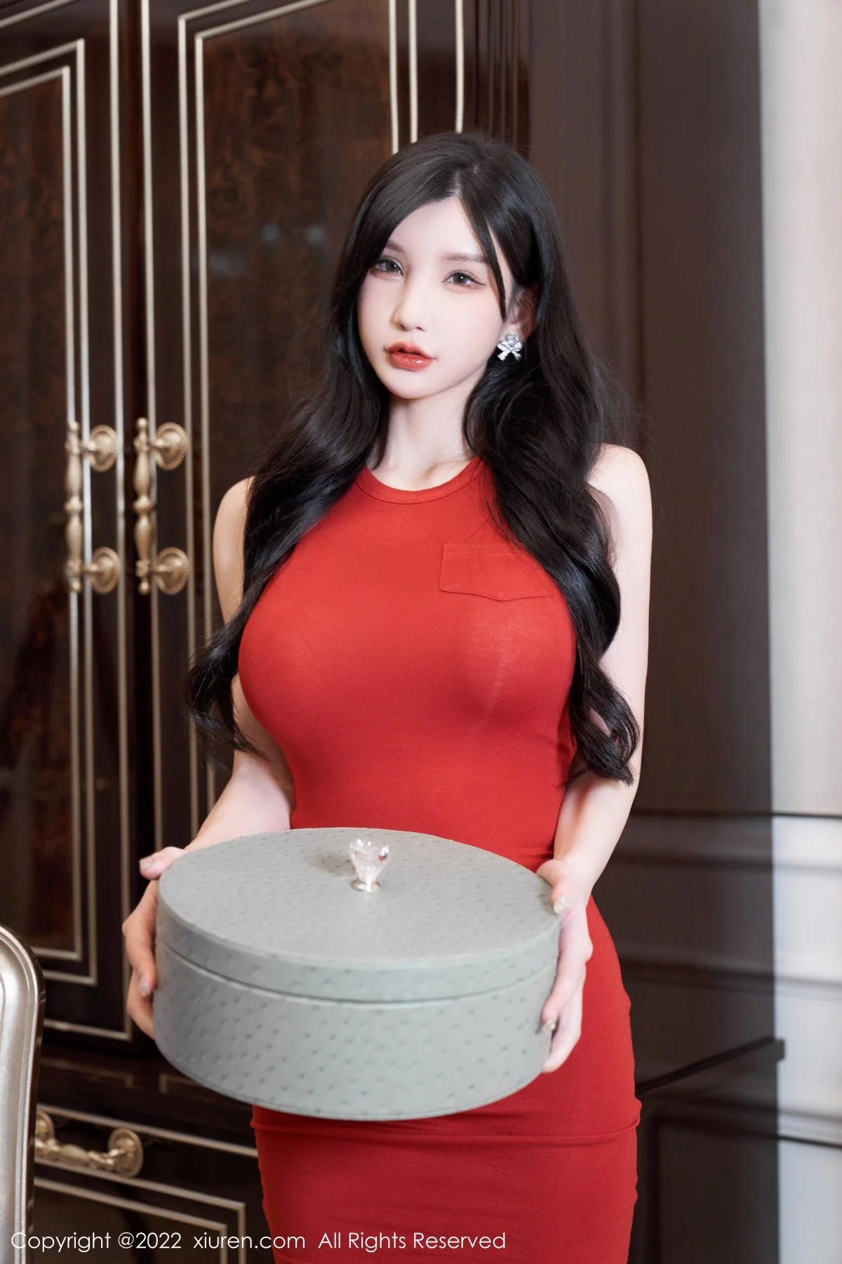 [[XiuRen秀人网]秀人网]No.5574_模特周于希Sally性感粉色女仆裙配超薄肉丝秀完美身材诱惑写真85P