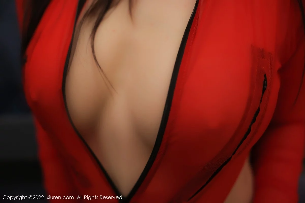 [[XiuRen秀人网]秀人网]No.5591_模特顾乔楠Cora私房床上性感红色高叉连体衣秀柔美身材诱惑写真89P