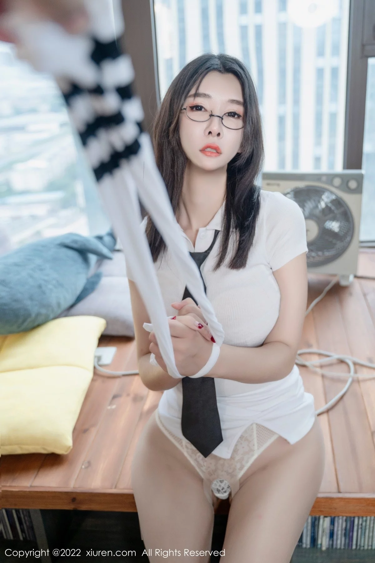 [[XiuRen秀人网]秀人网]No.5472_模特夏沫沫tifa私房半脱露性感蕾丝内衣配超薄肉丝撩人诱惑写真68P