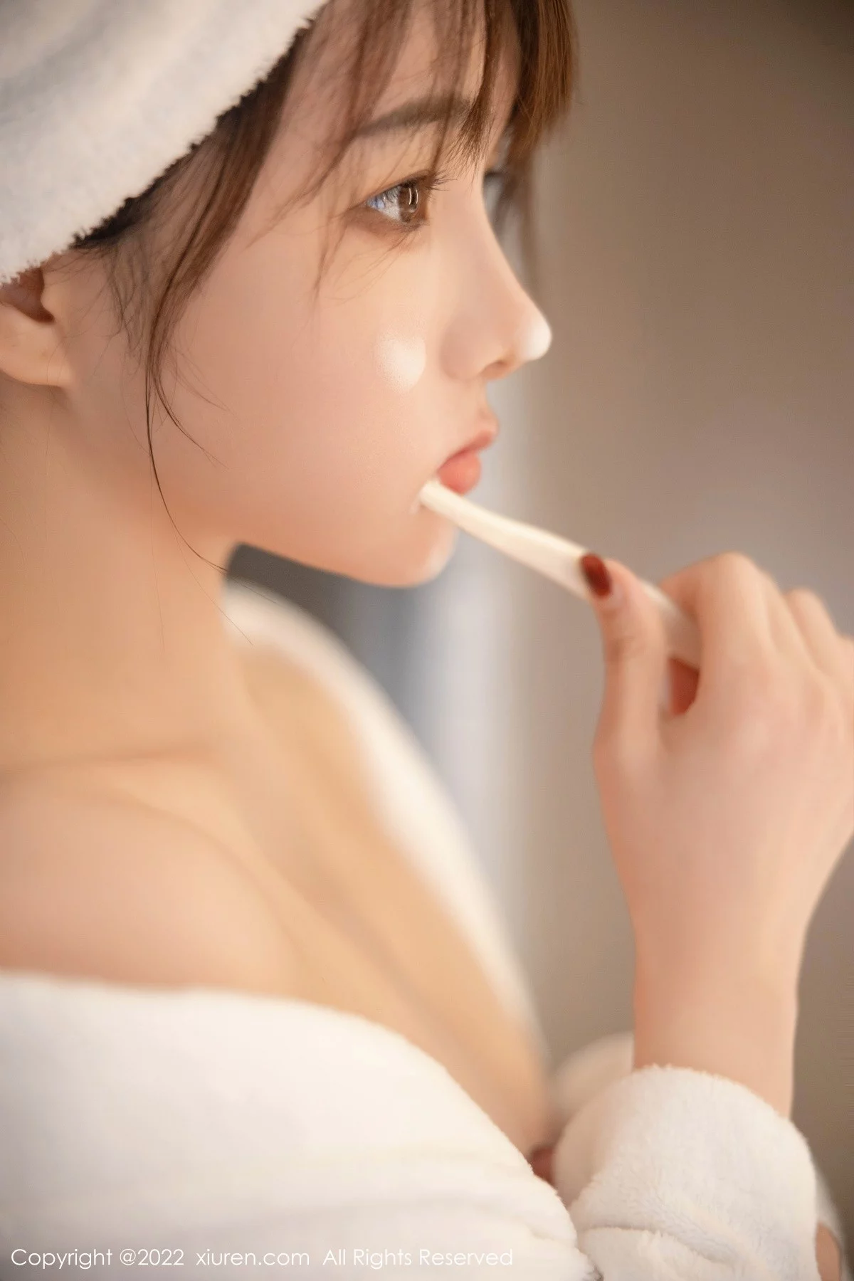 [[XiuRen秀人网]秀人网]No.5477_模特婠婠么私房浴缸性感深蓝色比基尼湿身泡泡浴撩人诱惑写真76P