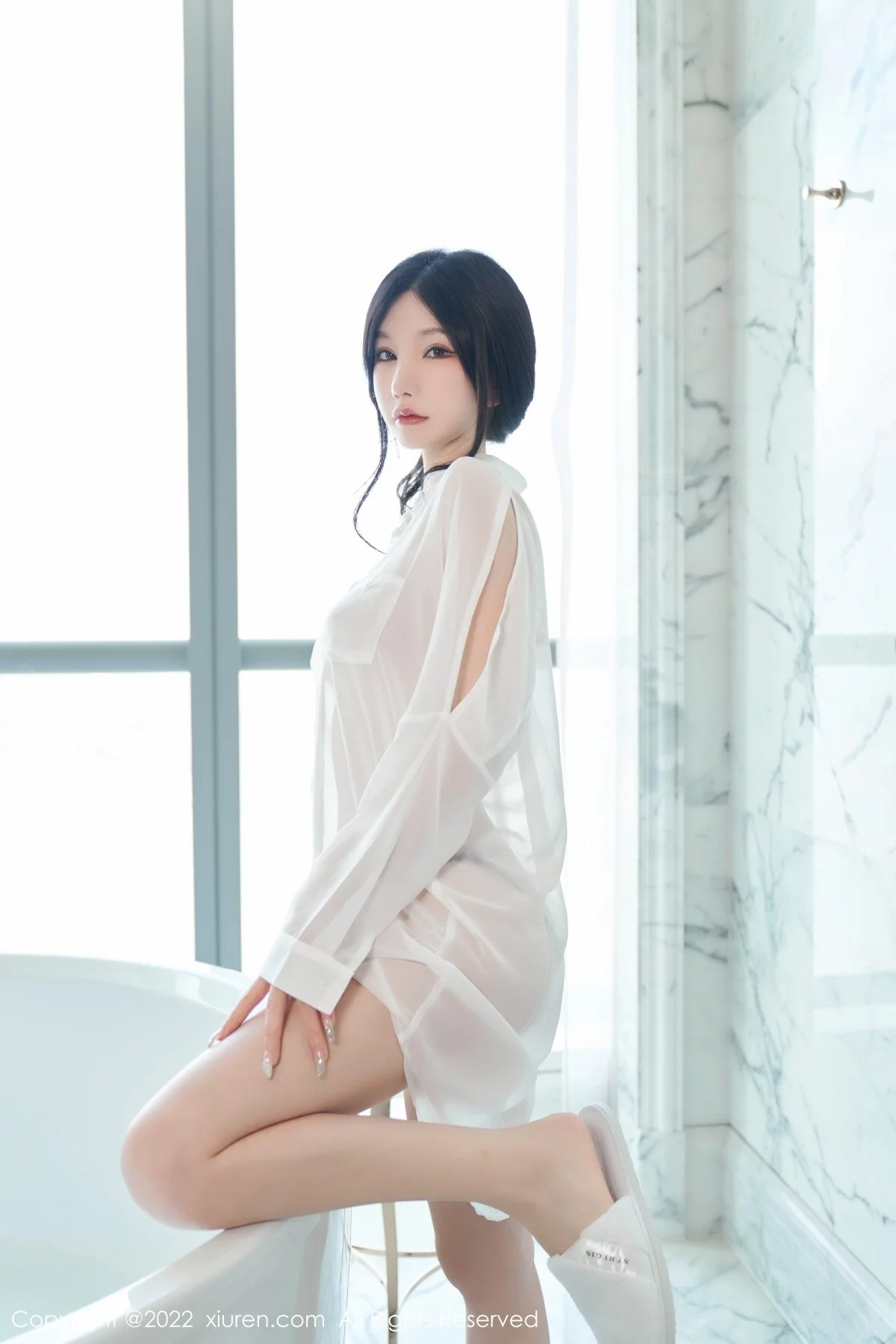 [[XiuRen秀人网]秀人网]No.5638_女神周于希Sally心愿旅拍浴缸场景性感白色轻透衣湿身诱惑写真84P