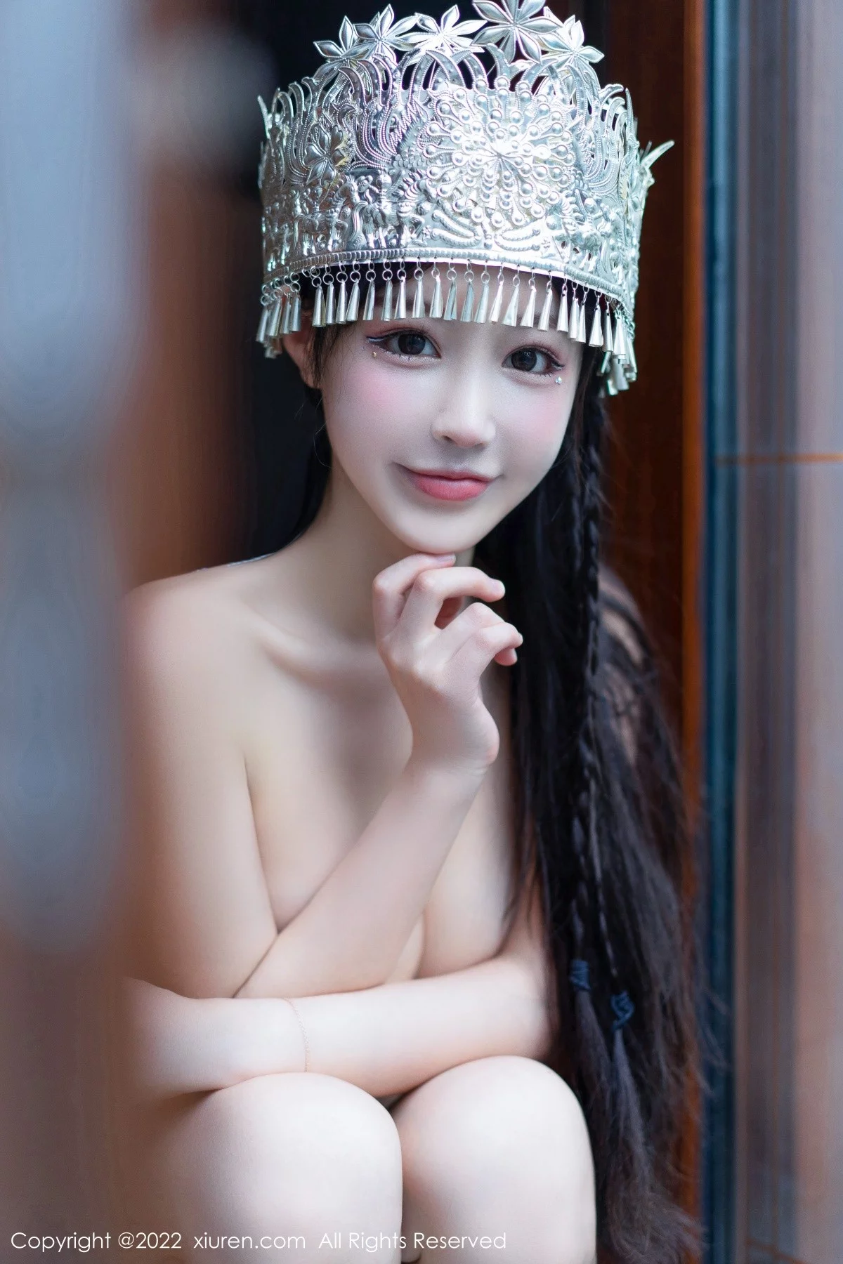 [[XiuRen秀人网]秀人网]No.5615_女神朱可儿Flora民族服饰装扮性感粉色吊带露傲人豪乳诱惑写真70P