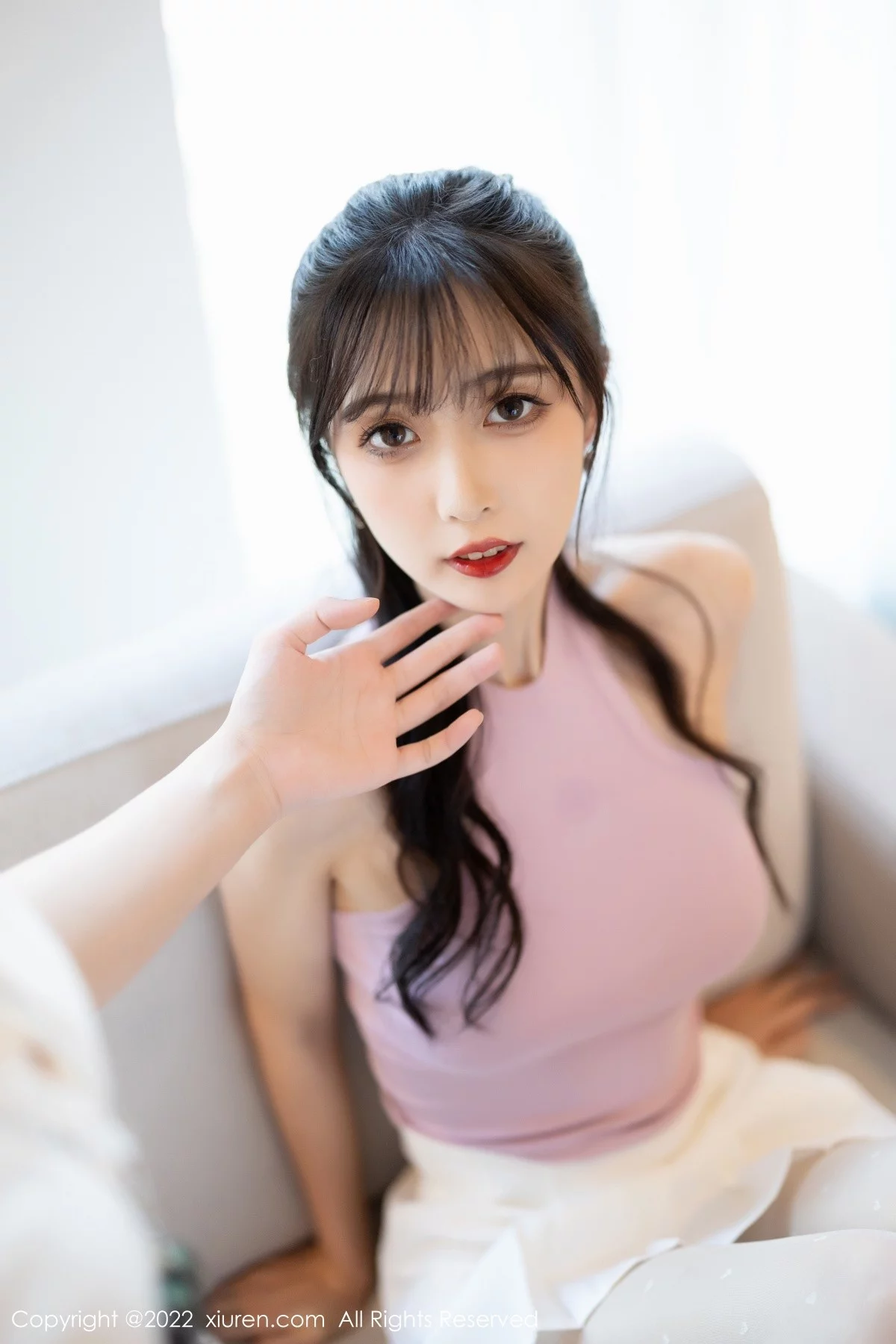 [[XiuRen秀人网]秀人网]No.5622_模特林星阑性感淡紫真空上衣配白短裙秀曼妙身姿迷人诱惑写真82P