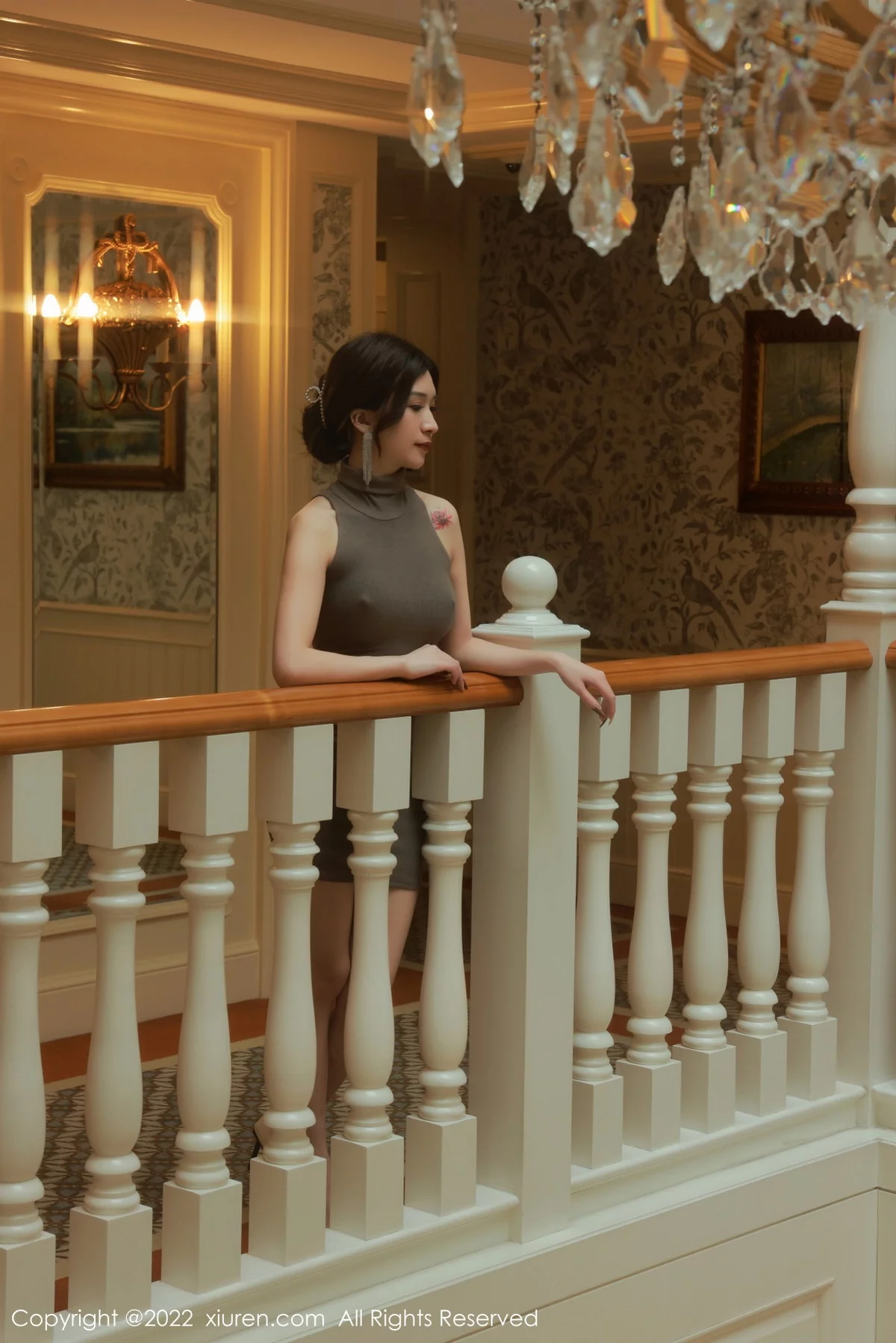 [[XiuRen秀人网]秀人网]No.5786_模特hebe韩心雨澳门旅拍性感收身连衣短裙秀凹凸身材诱惑写真52P