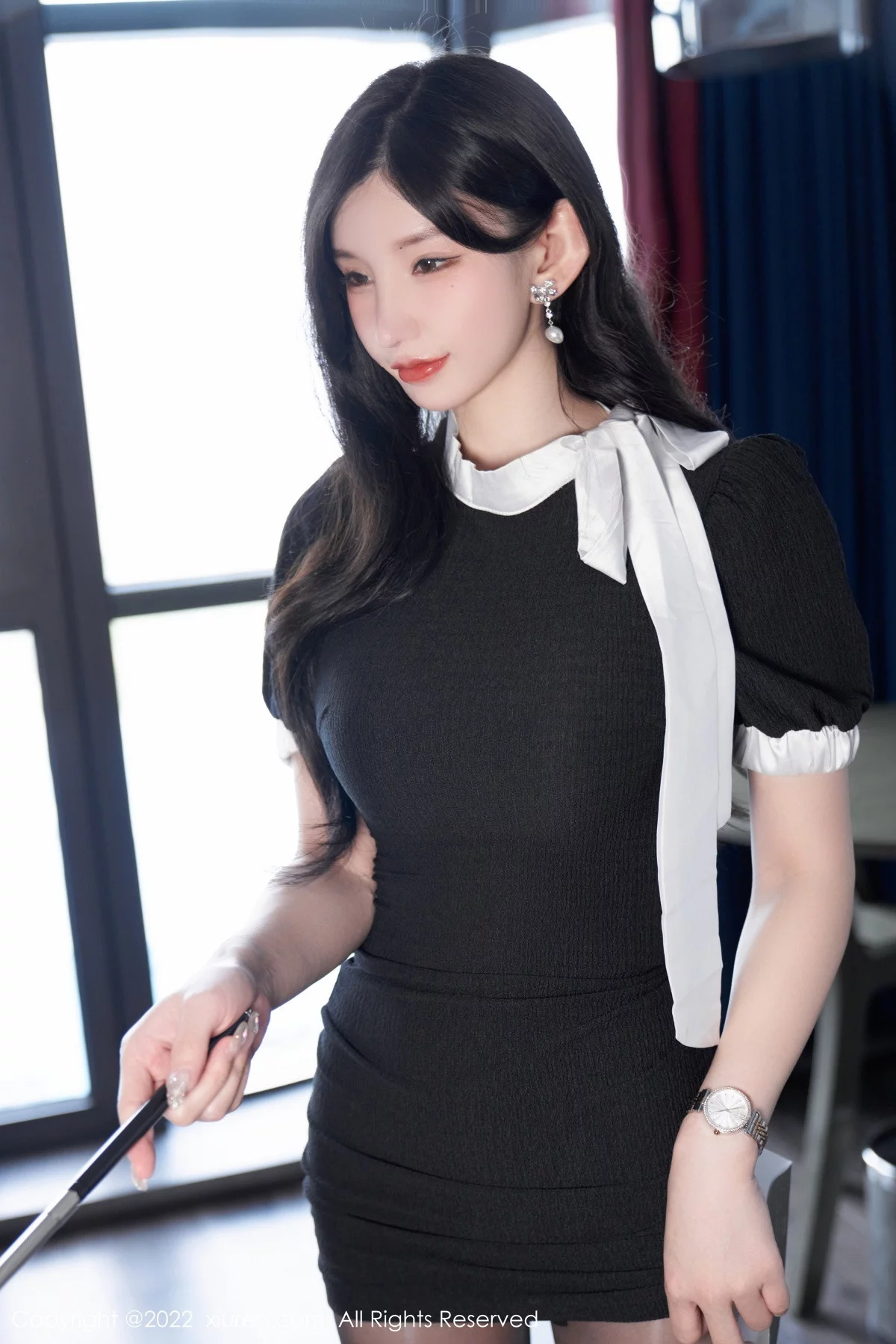 [[XiuRen秀人网]秀人网]No.5848_女神周于希Sally私房性感蓝色蕾丝内衣配超薄闪亮黑丝魅惑写真102P