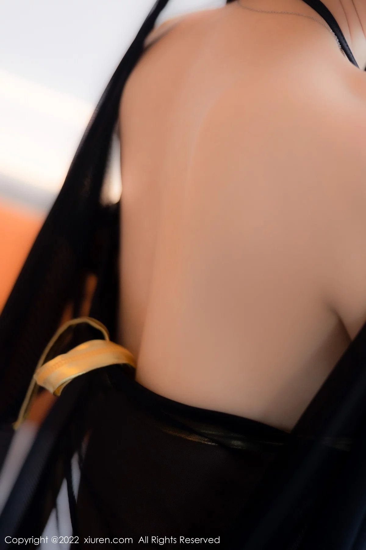 [[XiuRen秀人网]秀人网]No.5849_模特李雅柔西域风情主题黑色薄纱遮面露性感内衣迷人诱惑写真65P