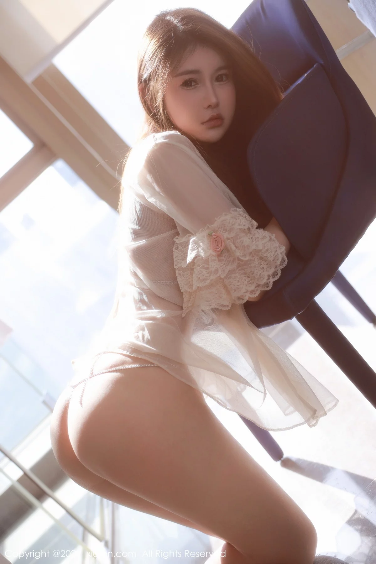 [[XiuRen秀人网]秀人网]No.5761_模特甜妮私房轻透薄纱服露镶钻吊坠式内衣秀火辣身材诱惑写真60P