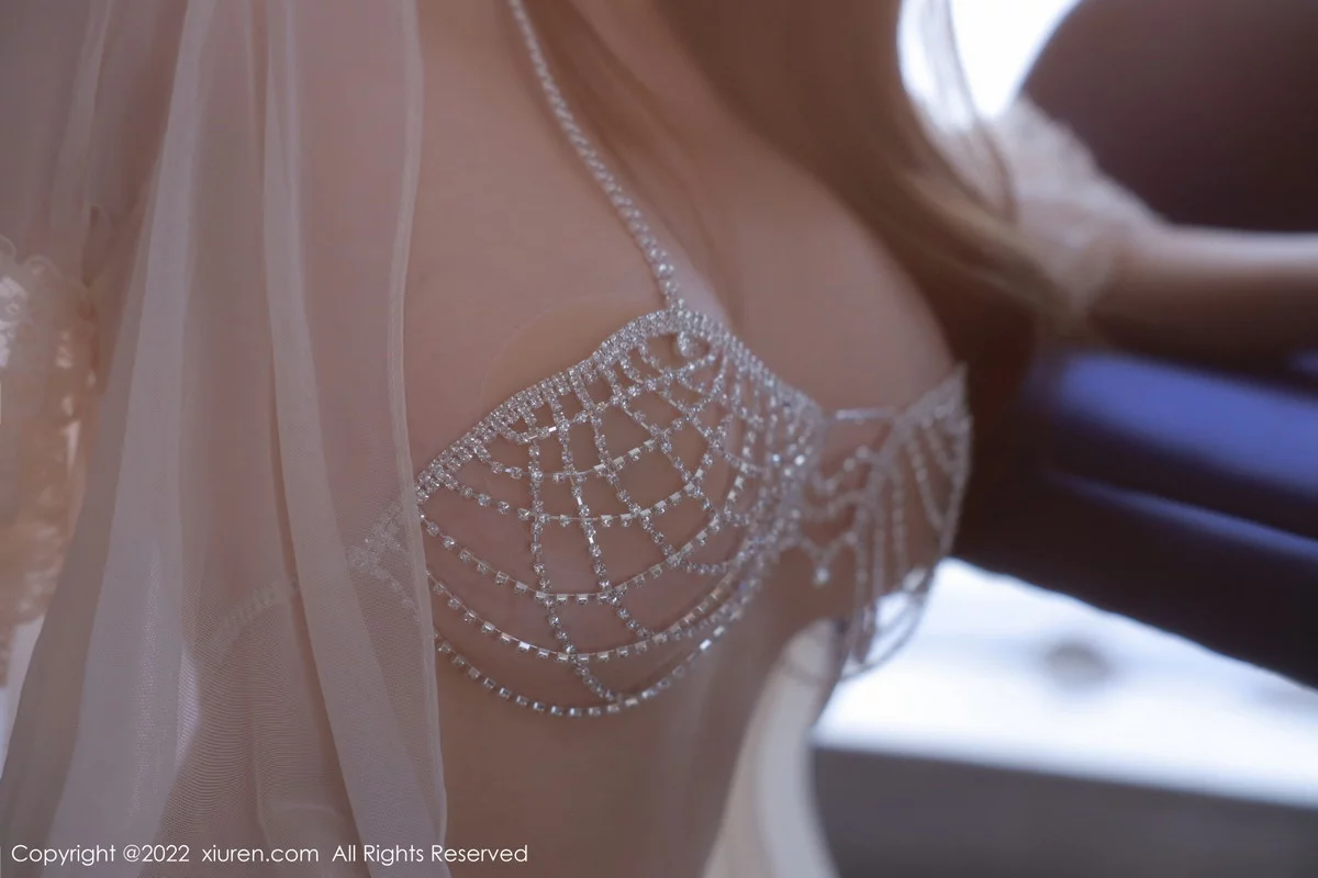 [[XiuRen秀人网]秀人网]No.5761_模特甜妮私房轻透薄纱服露镶钻吊坠式内衣秀火辣身材诱惑写真60P