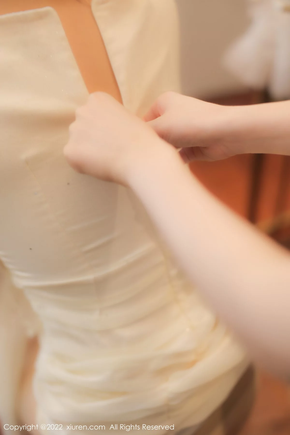 [[XiuRen秀人网]秀人网]No.5958_女神朱可儿Flora性感白色礼裙配超薄无内肉丝秀丰满身材诱惑写真75P