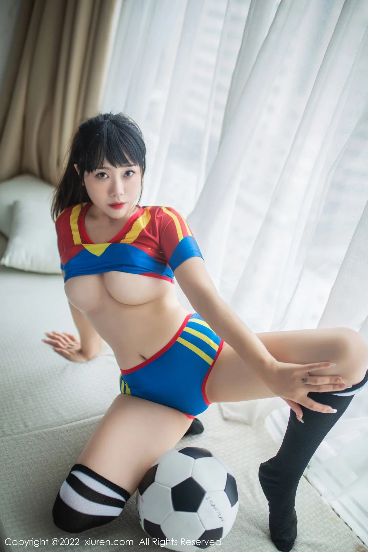 [[XiuRen秀人网]秀人网]No.5974_模特严利娅Yuliya足球宝贝主题性感运动球服秀完美身材迷人写真60P