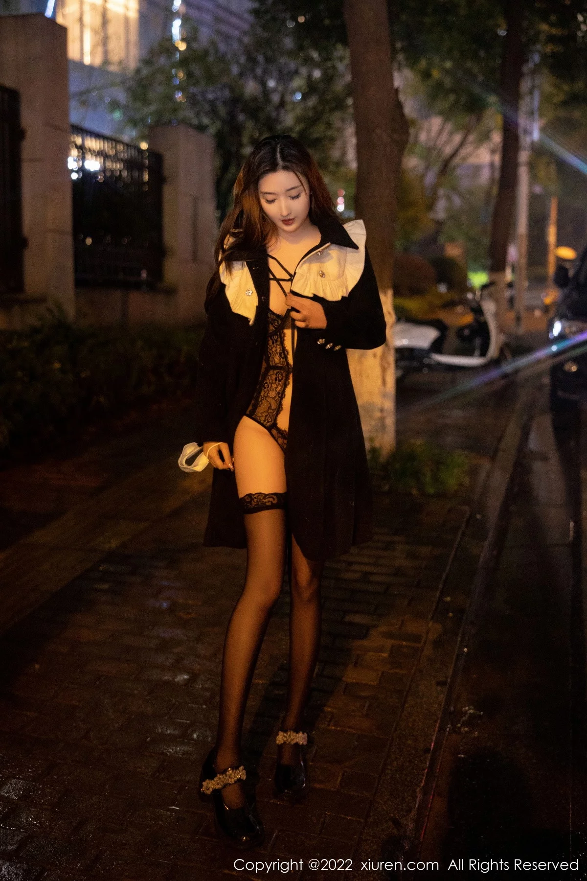 [[XiuRen秀人网]秀人网]No.5984_模特江真真浴缸场景性感黑色蕾丝内衣秀曼妙身姿迷人诱惑写真78P