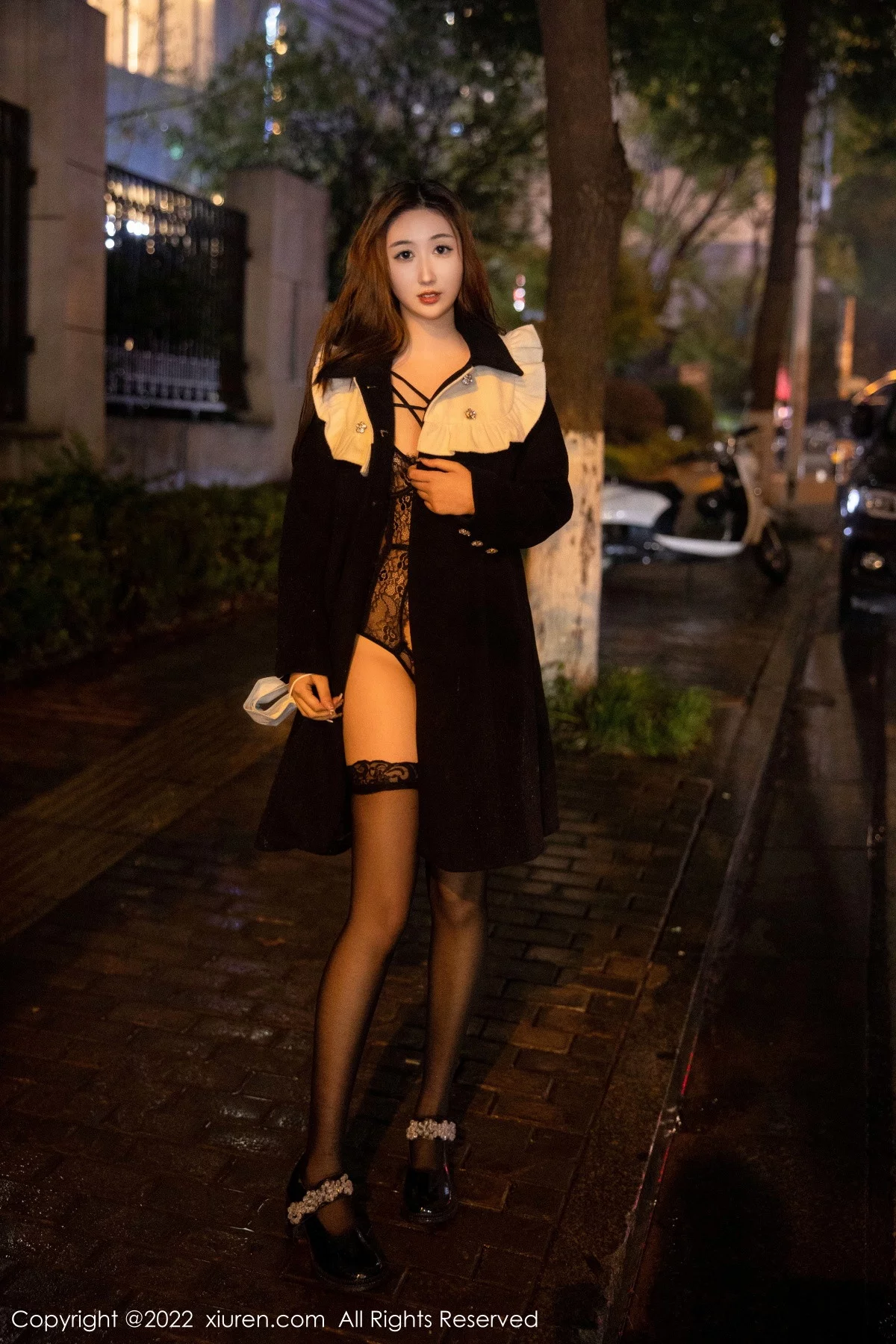 [[XiuRen秀人网]秀人网]No.5984_模特江真真浴缸场景性感黑色蕾丝内衣秀曼妙身姿迷人诱惑写真78P