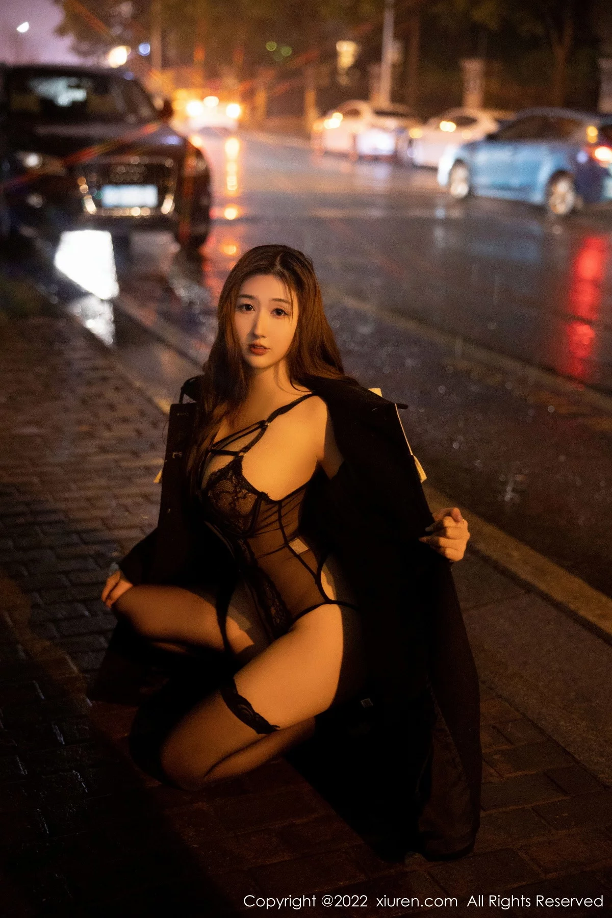 [[XiuRen秀人网]秀人网]No.5984_模特江真真浴缸场景性感黑色蕾丝内衣秀曼妙身姿迷人诱惑写真78P