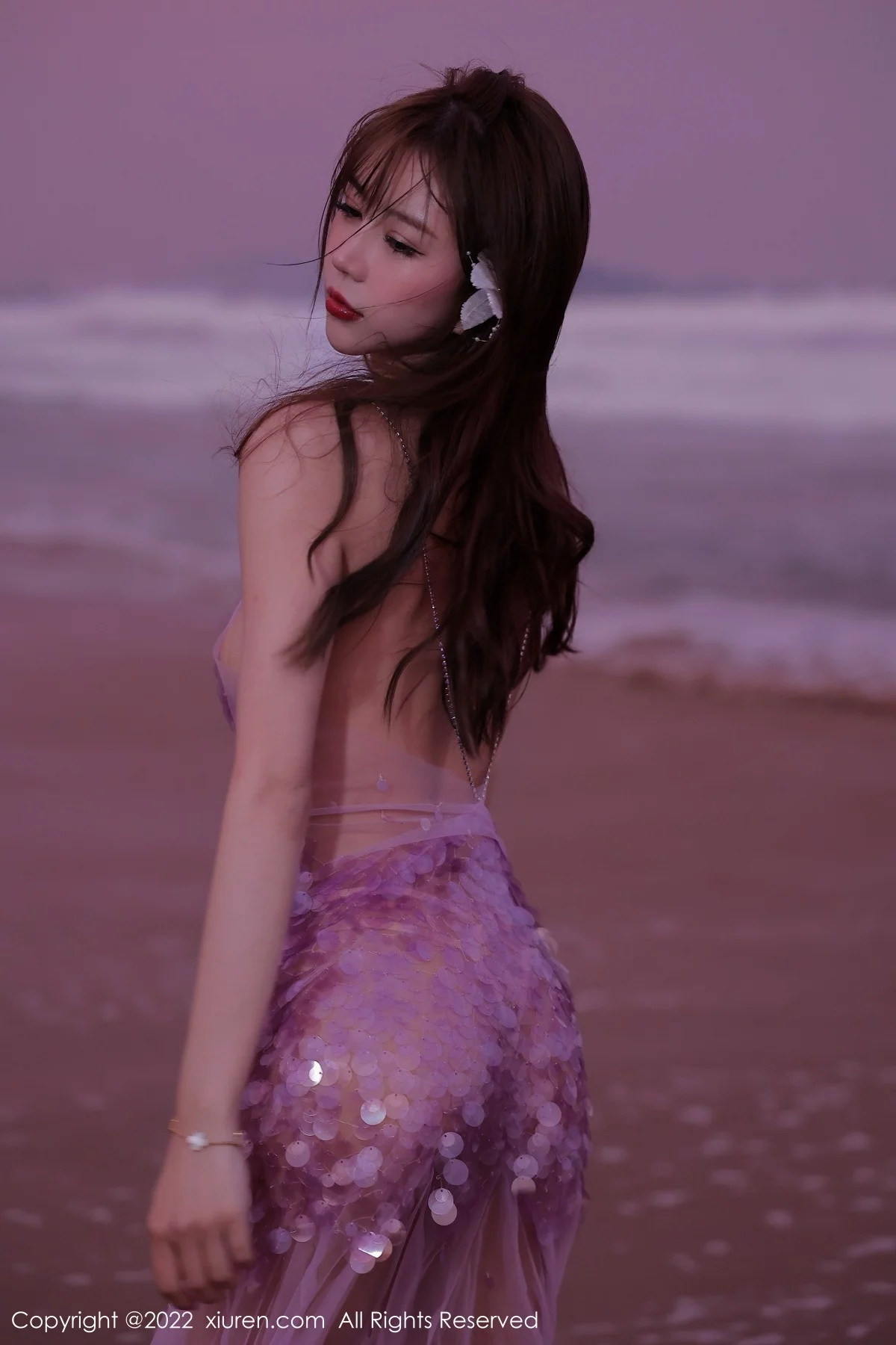 [[XiuRen秀人网]秀人网]No.5890_模特tina_甜仔海南旅拍沙滩场景粉色真空裙秀凹凸身材诱惑写真53P