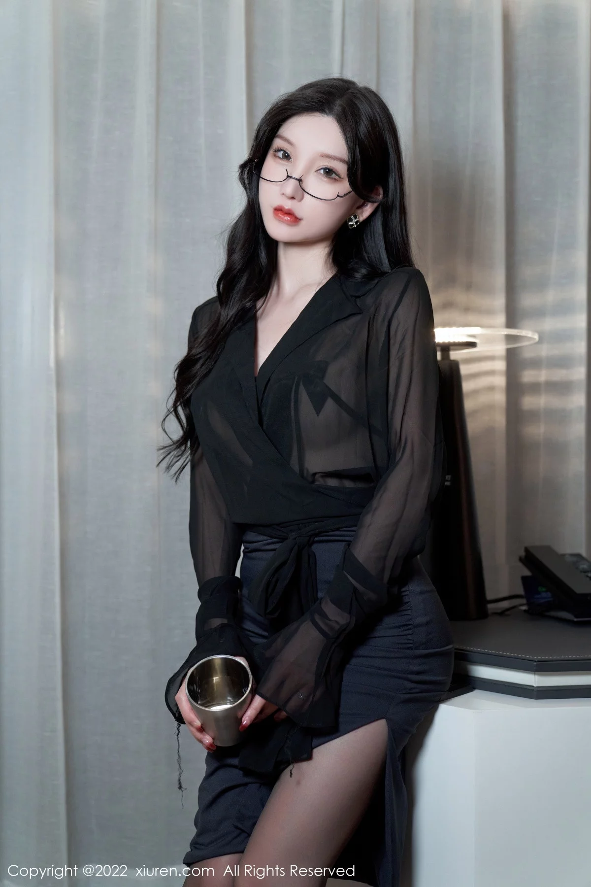 [[XiuRen秀人网]秀人网]No.5914_女神周于希Sally黑色薄纱衣配超薄黑丝半脱秀火辣身材诱惑写真97P