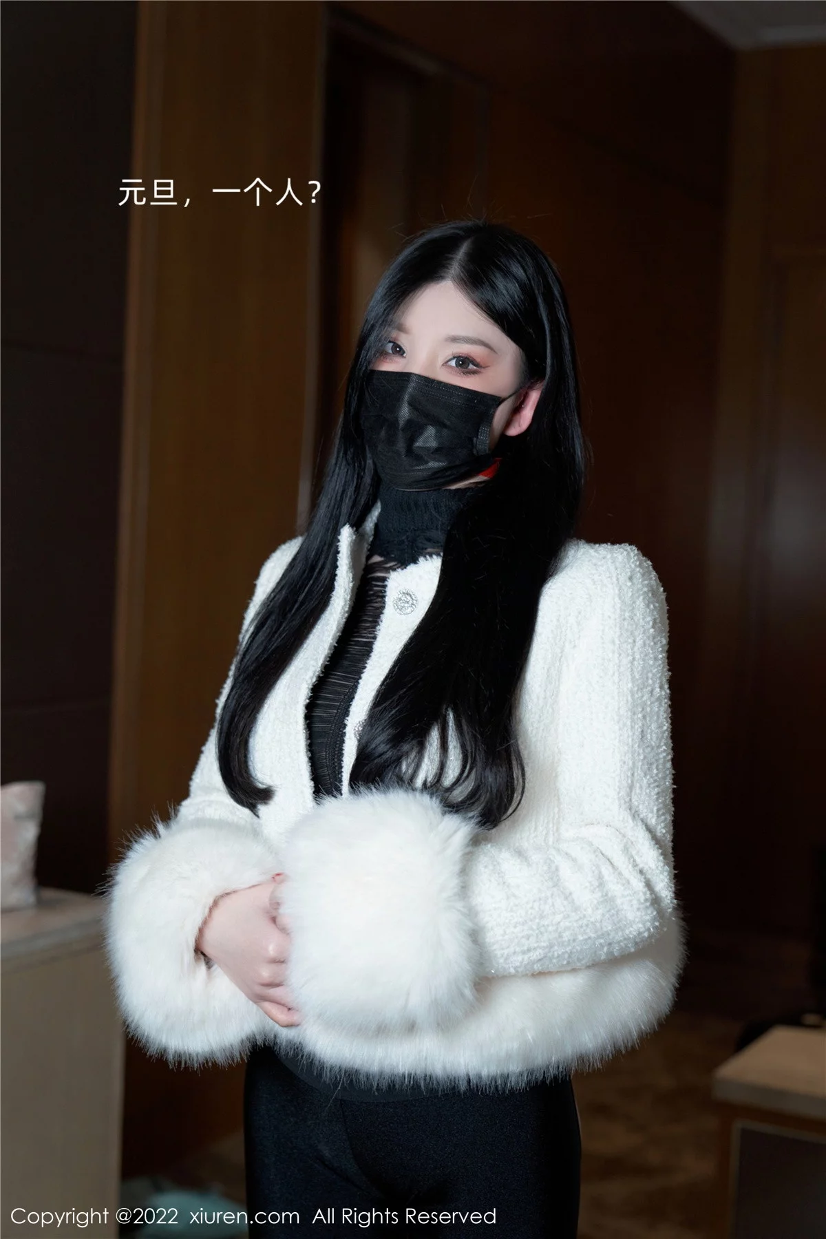 [[XiuRen秀人网]秀人网]No.6073_女神周于希Sally元旦的夜主题性感黑色服饰秀白嫩翘臀诱惑写真80P