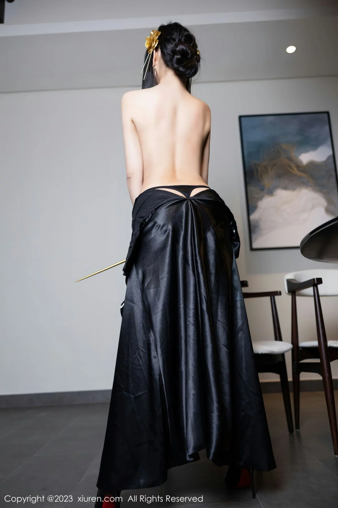 [[XiuRen秀人网]秀人网]No.6114_女神杨晨晨Yome性感黑色服饰配魅惑黑丝秀完美身材诱惑写真83P