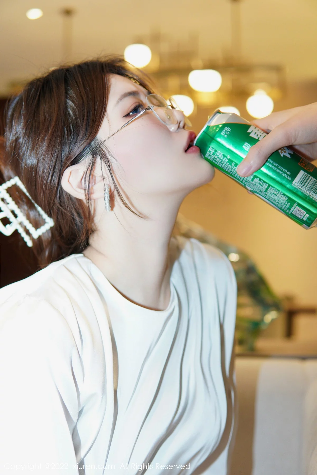 [[XiuRen秀人网]秀人网]No.6028_模特奈奈子醉酒女教师主题半脱露绿灰色蕾丝内衣撩人诱惑写真79P