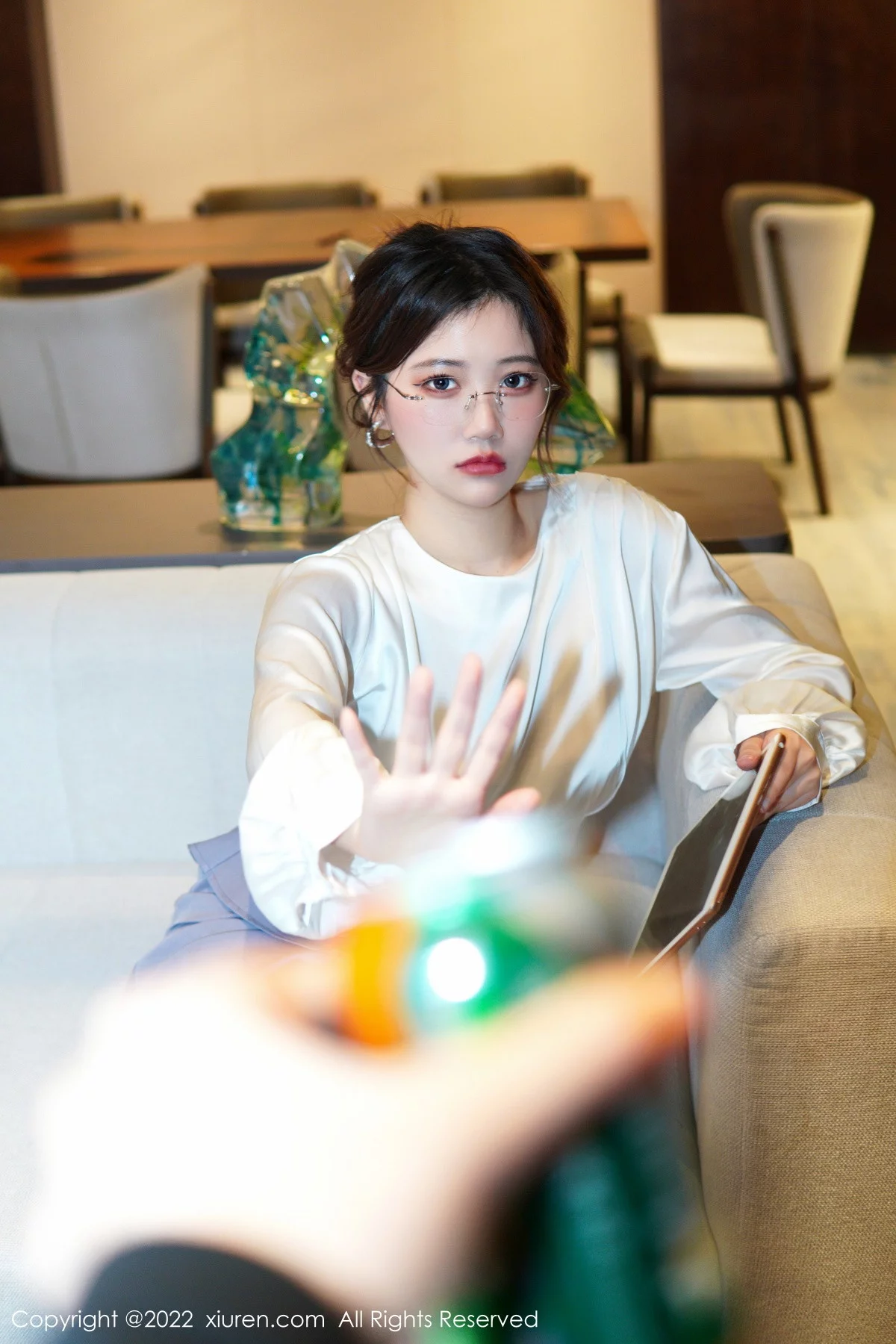 [[XiuRen秀人网]秀人网]No.6028_模特奈奈子醉酒女教师主题半脱露绿灰色蕾丝内衣撩人诱惑写真79P