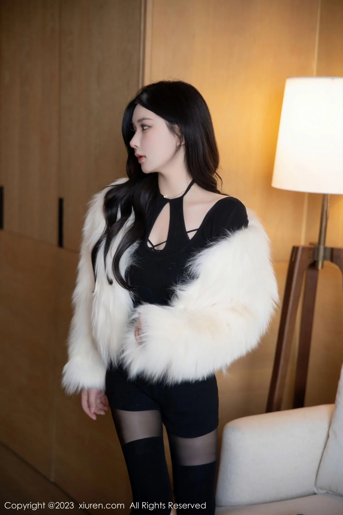 [[XiuRen秀人网]秀人网]No.6212_模特林珊珊黑色收身服饰露性感黑色轻透蕾丝内衣极致诱惑写真81P