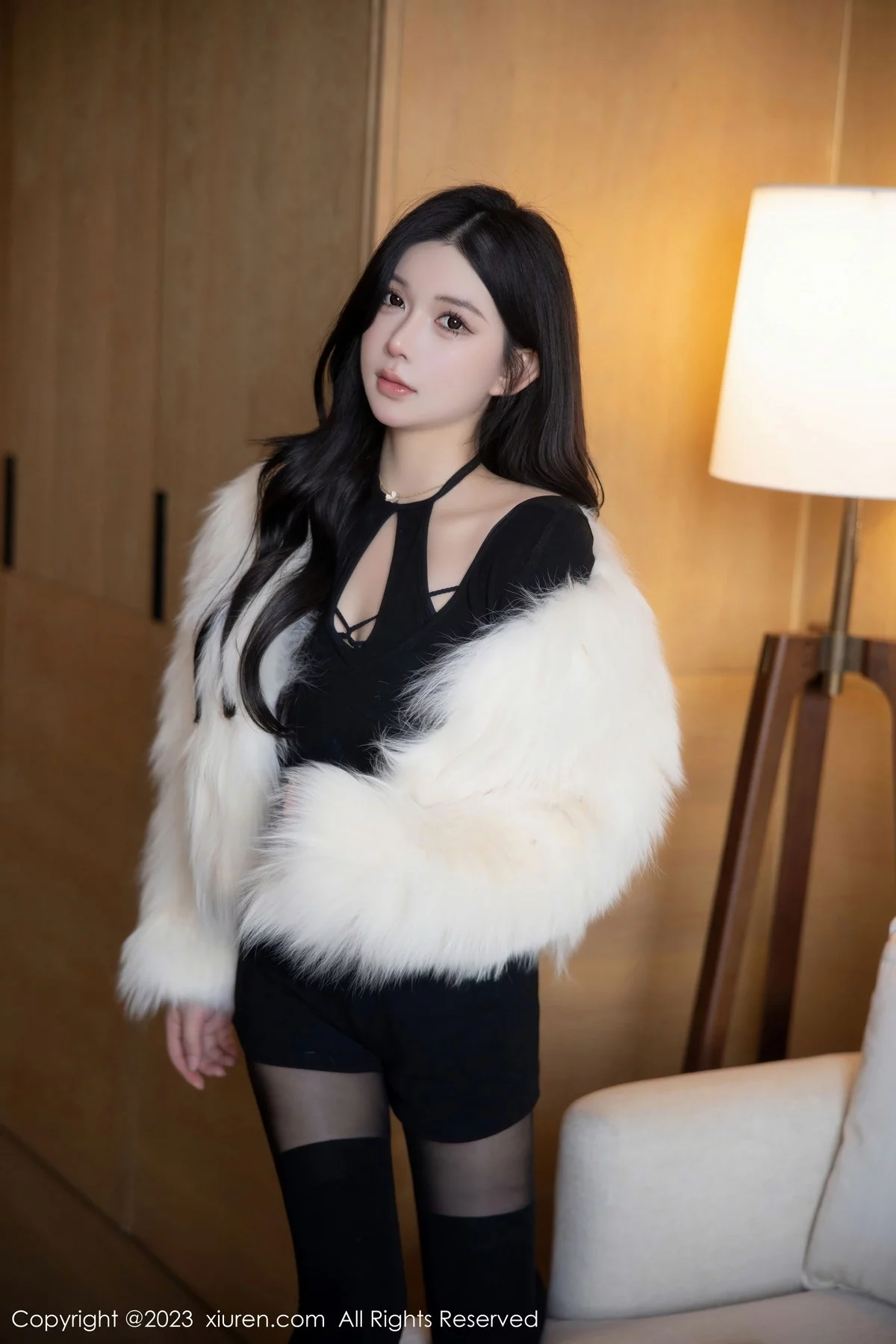 [[XiuRen秀人网]秀人网]No.6212_模特林珊珊黑色收身服饰露性感黑色轻透蕾丝内衣极致诱惑写真81P