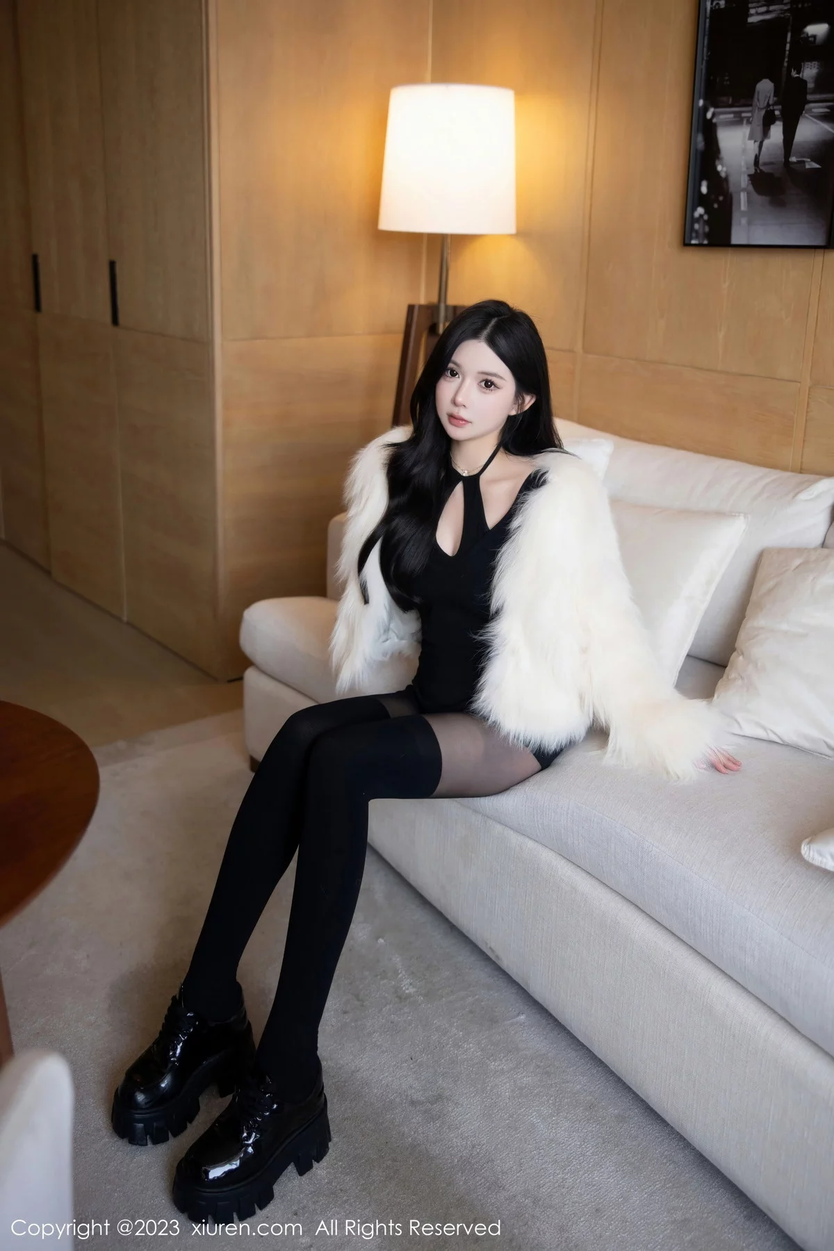 [[XiuRen秀人网]秀人网]No.6212_模特林珊珊黑色收身服饰露性感黑色轻透蕾丝内衣极致诱惑写真81P