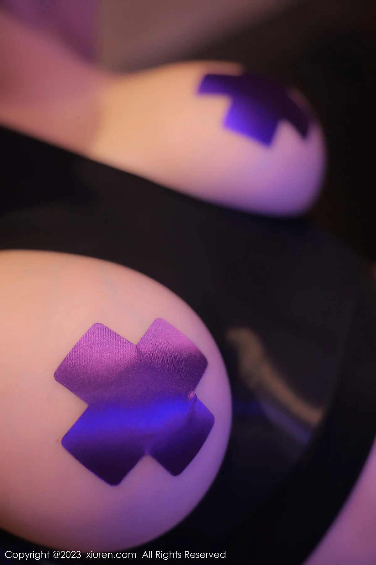 [[XiuRen秀人网]秀人网]No.6143_模特田冰冰私房脱外衣露性感黑色情趣服饰秀豪乳遮点诱惑写真74P