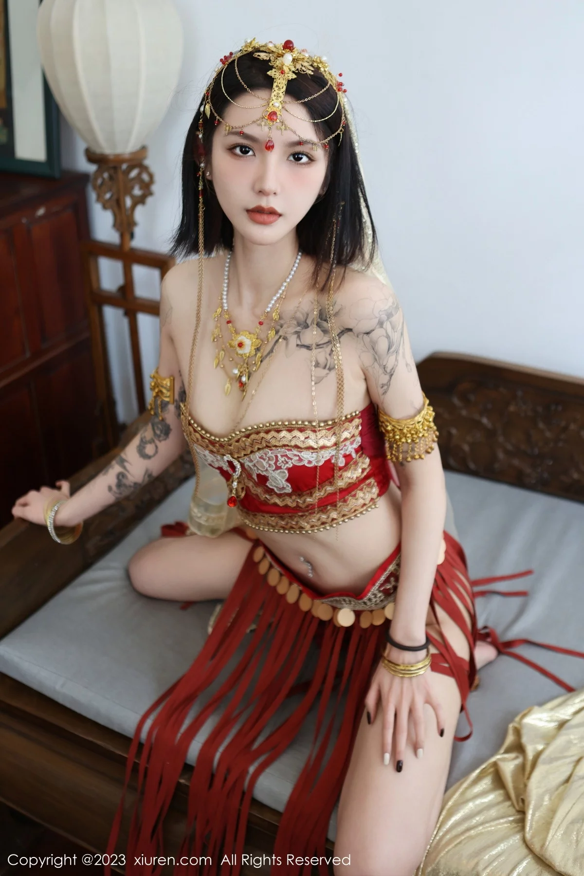 [[XiuRen秀人网]秀人网]No.6240_模特乔一一性感异域风情舞女服饰秀曼妙身姿迷人气质诱惑写真76P