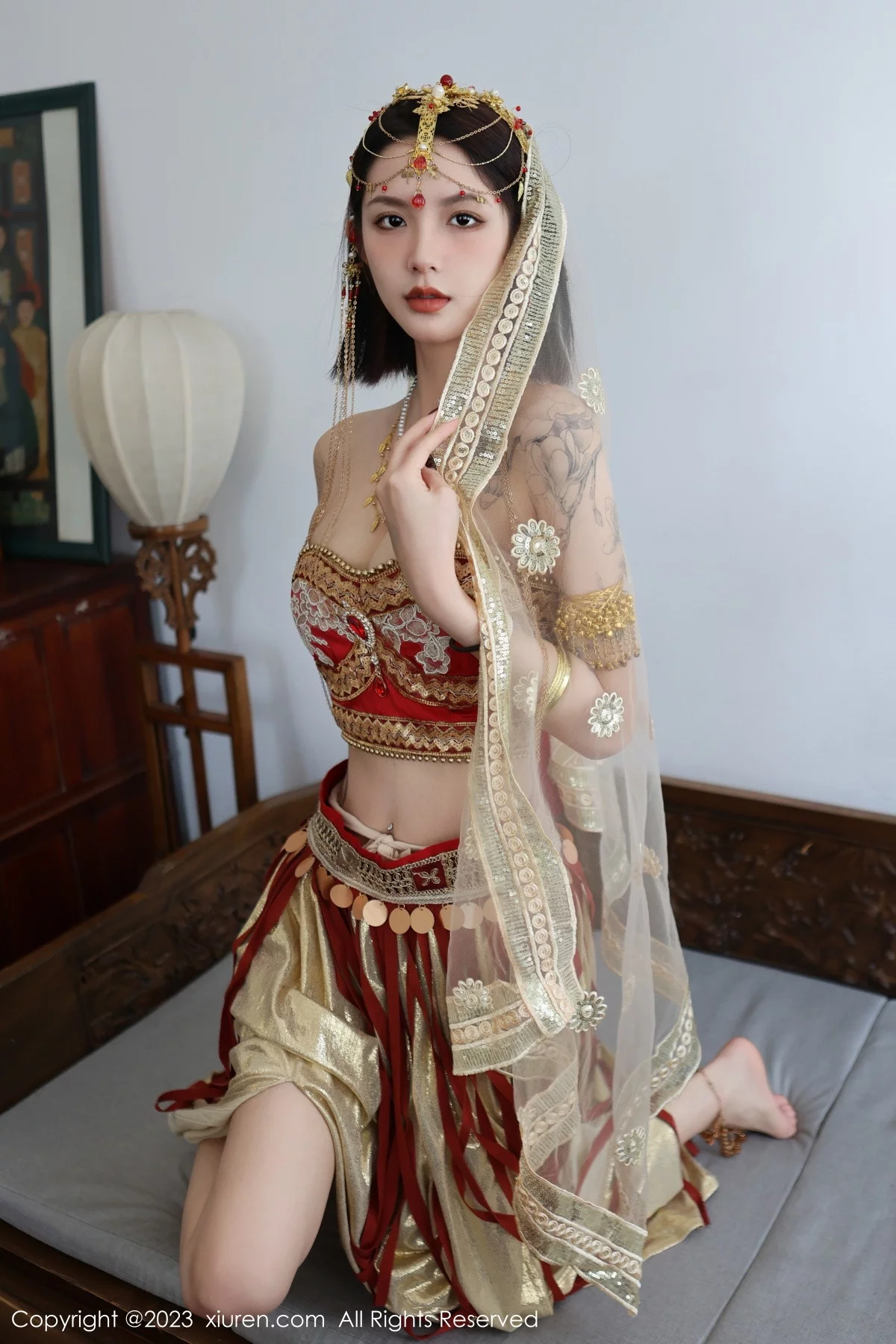 [[XiuRen秀人网]秀人网]No.6240_模特乔一一性感异域风情舞女服饰秀曼妙身姿迷人气质诱惑写真76P