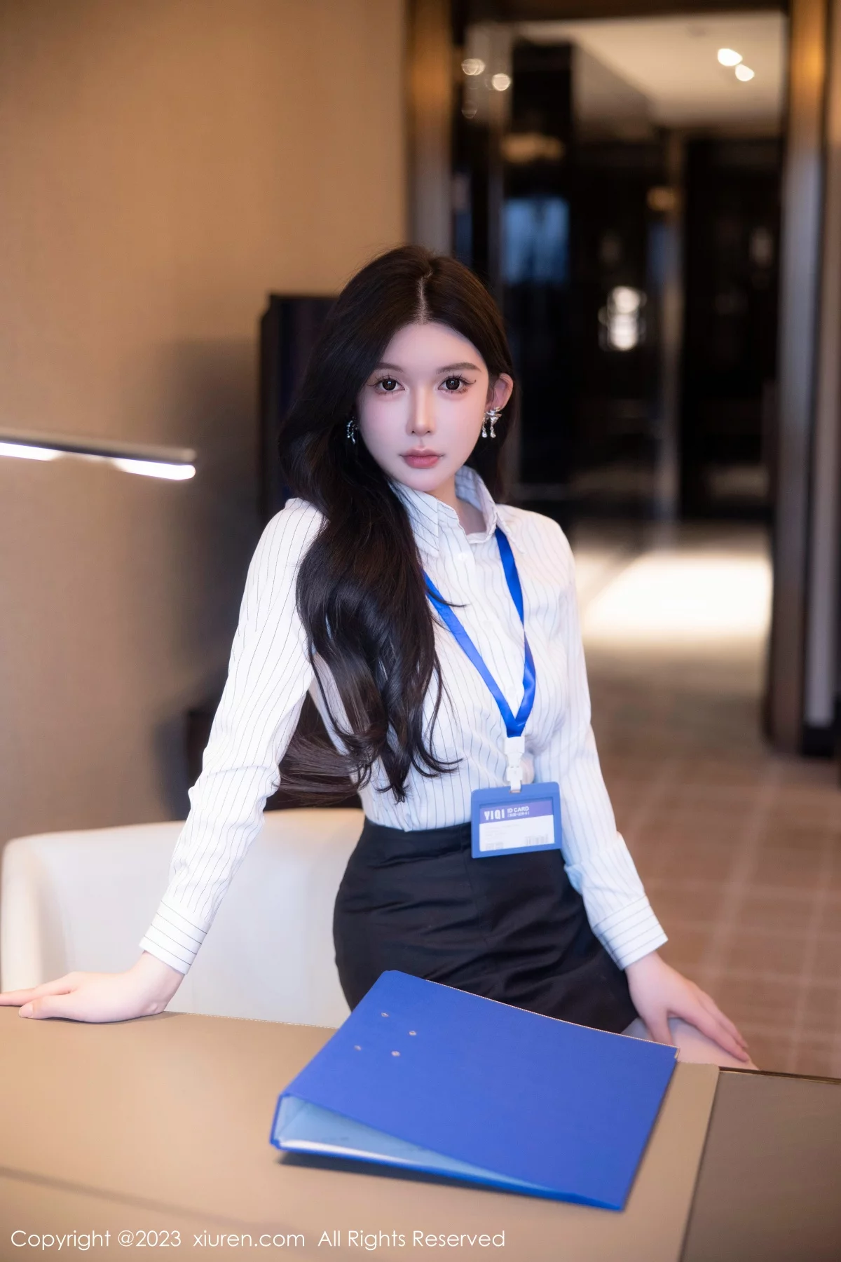 [[XiuRen秀人网]秀人网]No.6247_模特林珊珊性感白T配黑短裙露浅黄色内衣开档肉丝完美诱惑写真97P