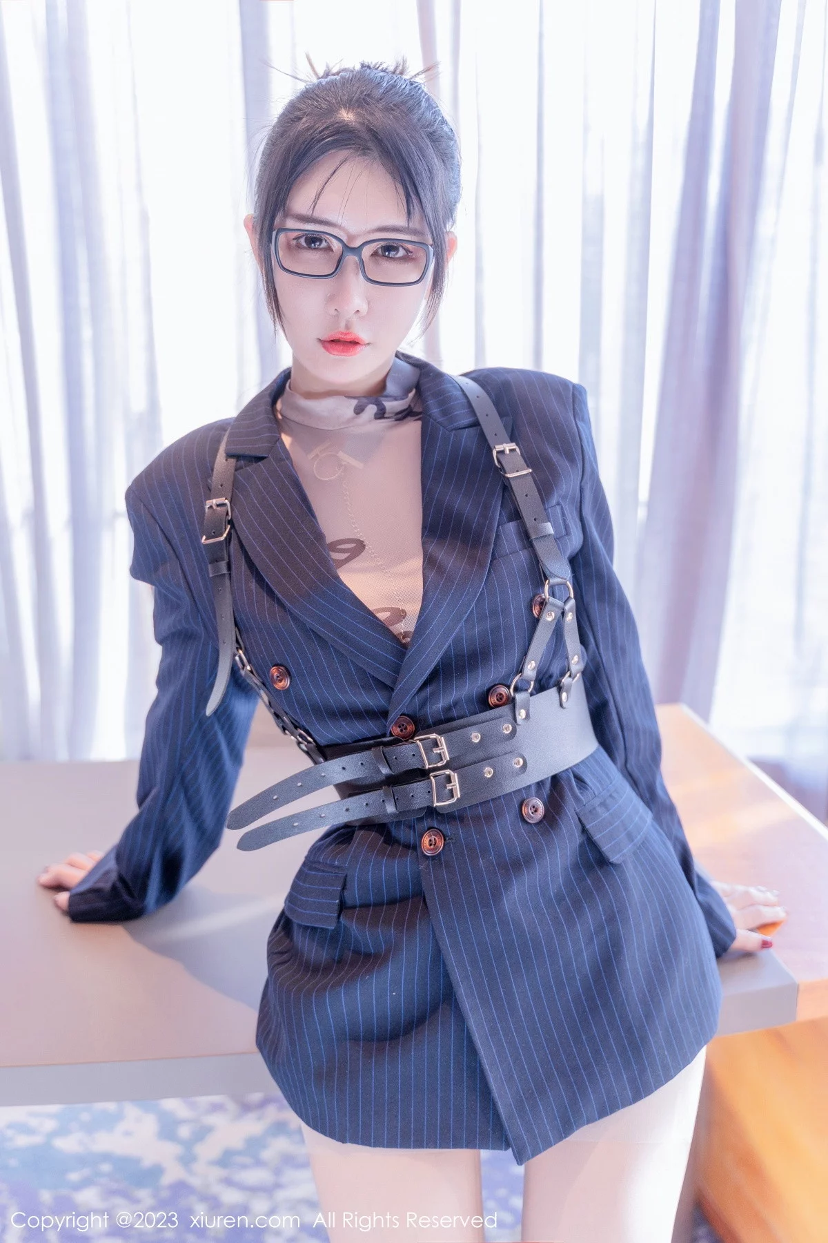 [[XiuRen秀人网]秀人网]No.6255_模特夏沫沫tifa私人秘书主题性感超薄肉丝秀完美身材诱惑写真62P