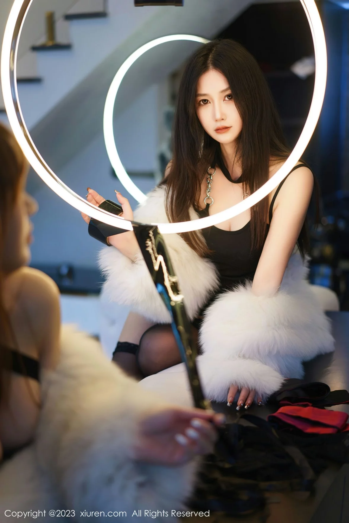 [[XiuRen秀人网]秀人网]No.6162_模特laura阿姣模特合集性感女神私房拍摄双峰对决撩人诱惑写真72P