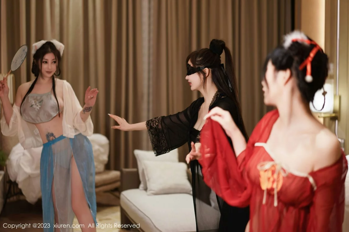 [[XiuRen秀人网]秀人网]No.6170_模特合集女神妲己＆阿姣＆周妍希私房性感古装服饰完美诱惑写真86P