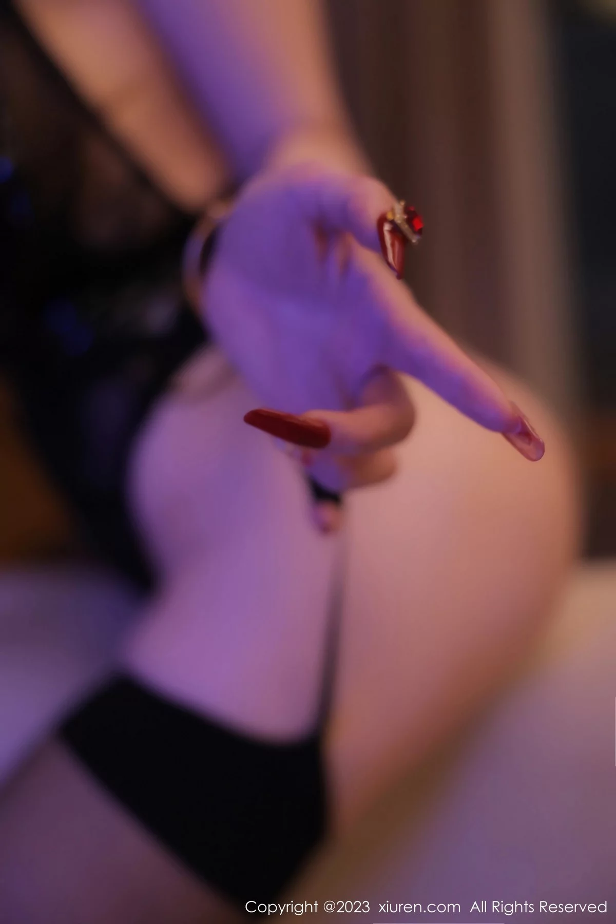 [[XiuRen秀人网]秀人网]No.6349_模特潘娇娇性感黑色轻透连体衣配黑丝吊袜秀巨乳肥臀诱惑写真71P