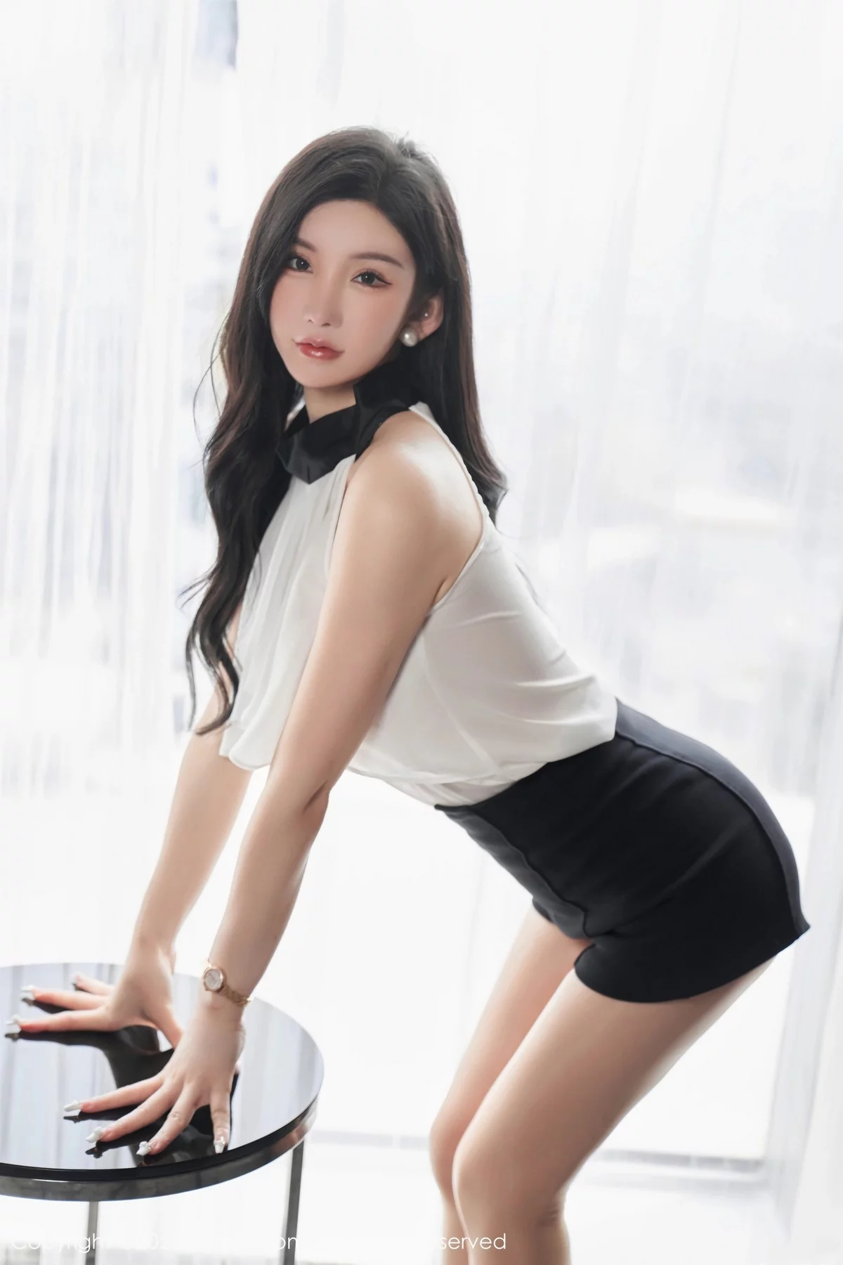 [[XiuRen秀人网]秀人网]No.6435_女神周于希Sally澳门旅拍白色薄纱服饰配超薄肉丝撩人诱惑写真83P