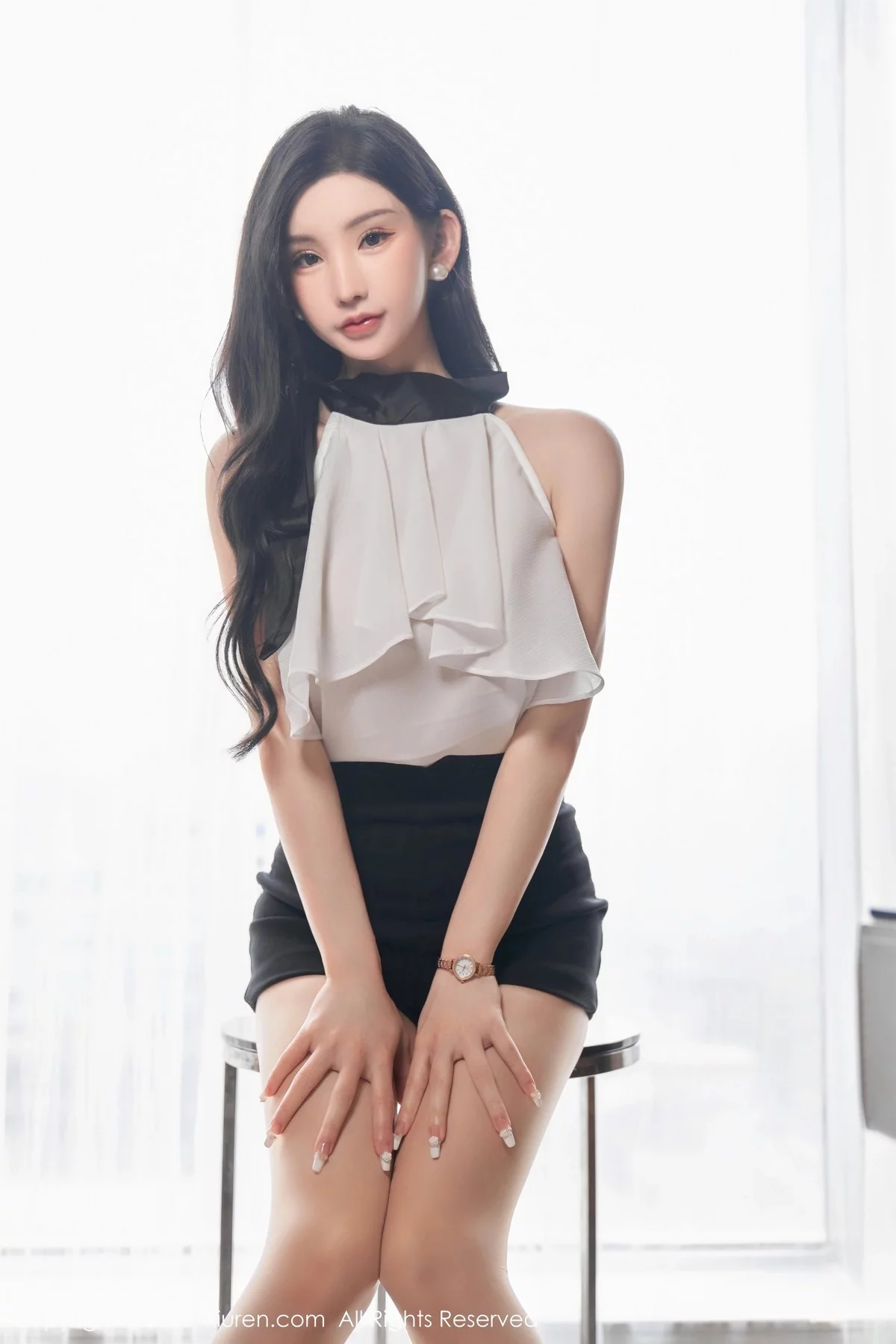 [[XiuRen秀人网]秀人网]No.6435_女神周于希Sally澳门旅拍白色薄纱服饰配超薄肉丝撩人诱惑写真83P