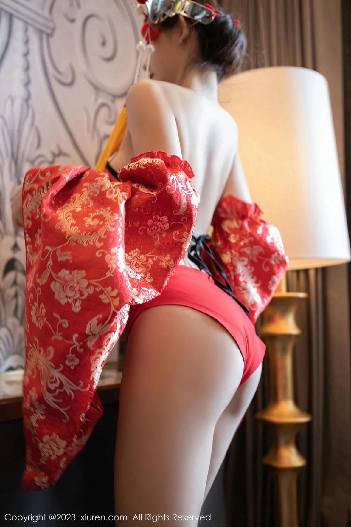 [[XiuRen秀人网]秀人网]No.6308_模特就是阿朱啊喜庆花嫁主题私房半脱露曼妙绝美身姿诱惑写真81P