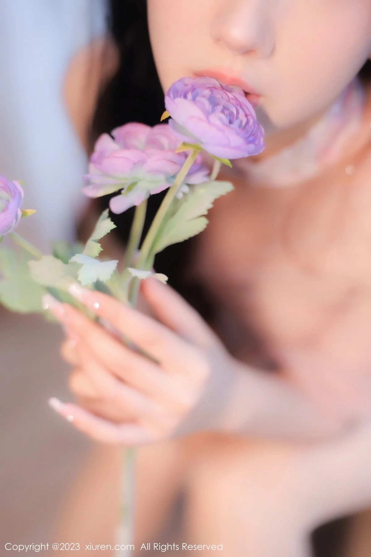 [[XiuRen秀人网]秀人网]No.6313_模特江真真性感粉色露肩连衣短裙配超薄无内肉丝惹火诱惑写真76P