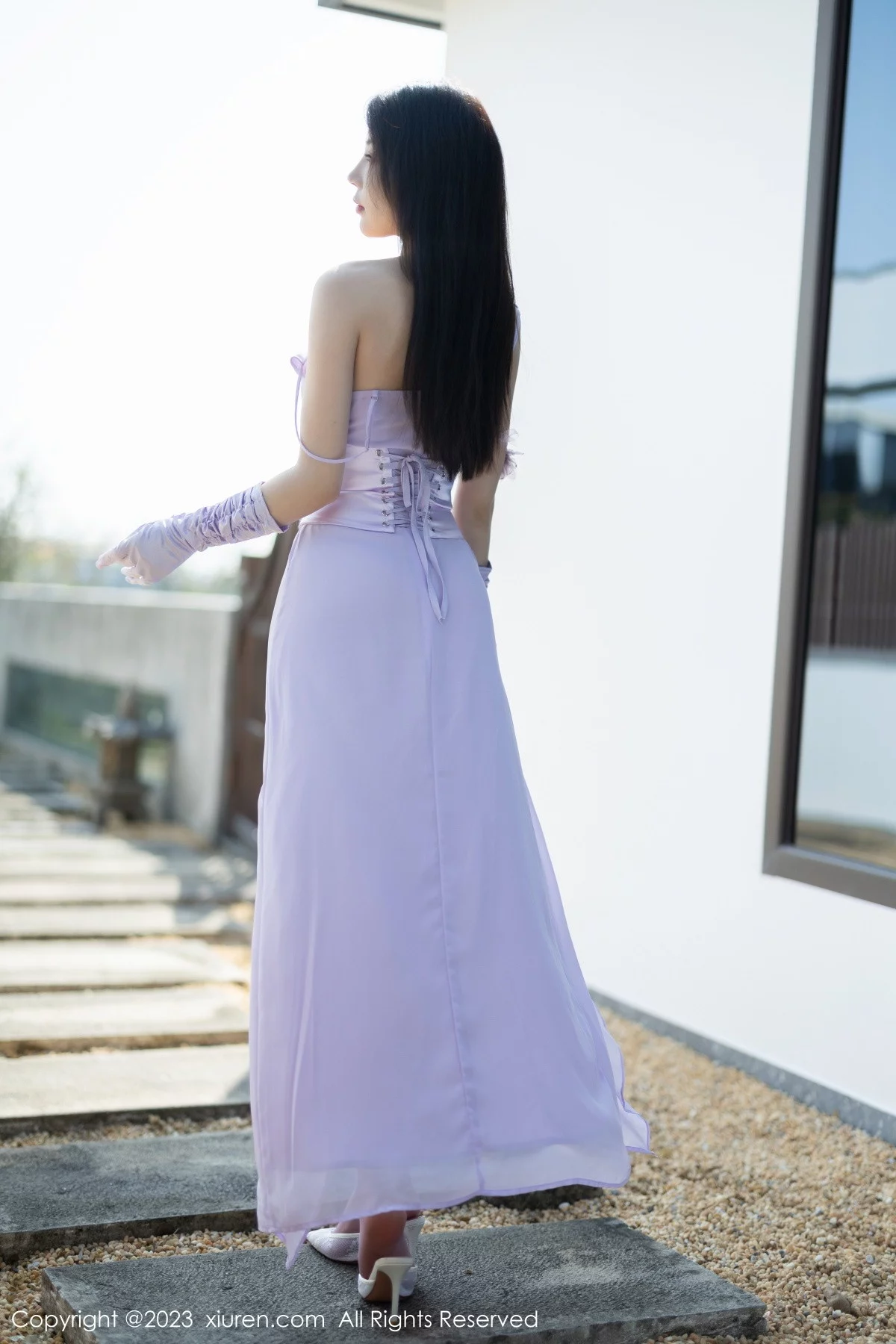 [[XiuRen秀人网]秀人网]No.6324_女神徐莉芝Booty淡紫色连衣长裙+淡蓝色网格内衣惹火诱惑写真81P