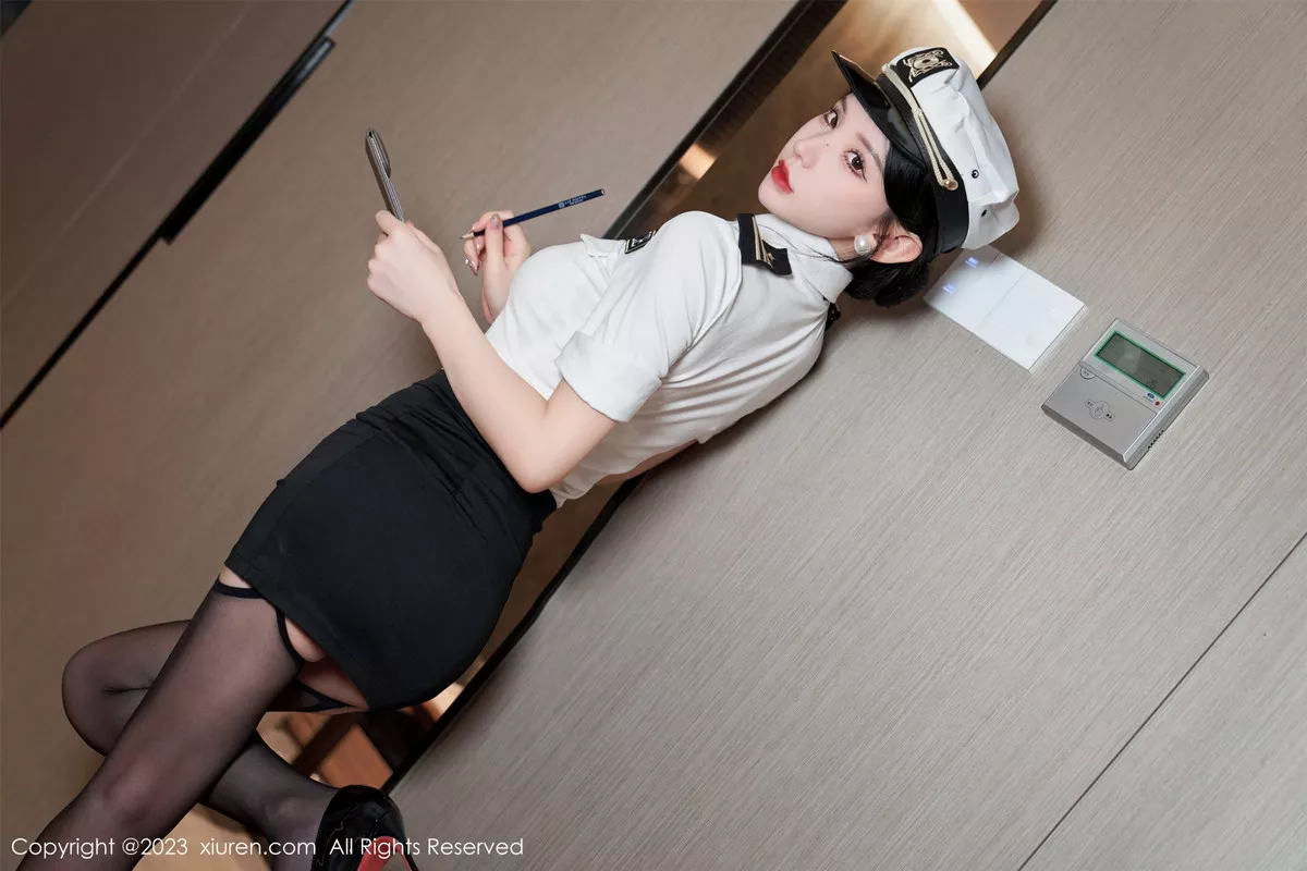 [[XiuRen秀人网]秀人网]No.7430_女神周于希Sally搜查官主题性感白色内衣配黑丝吊袜诱惑写真111P