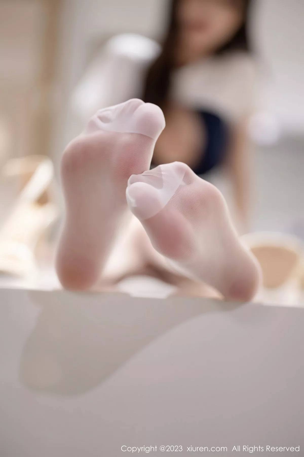 [[XiuRen秀人网]秀人网]No.7468_模特林星阑蓝白色连衣短裙+黑色薄纱连体衣秀苗条身姿诱惑写真85P