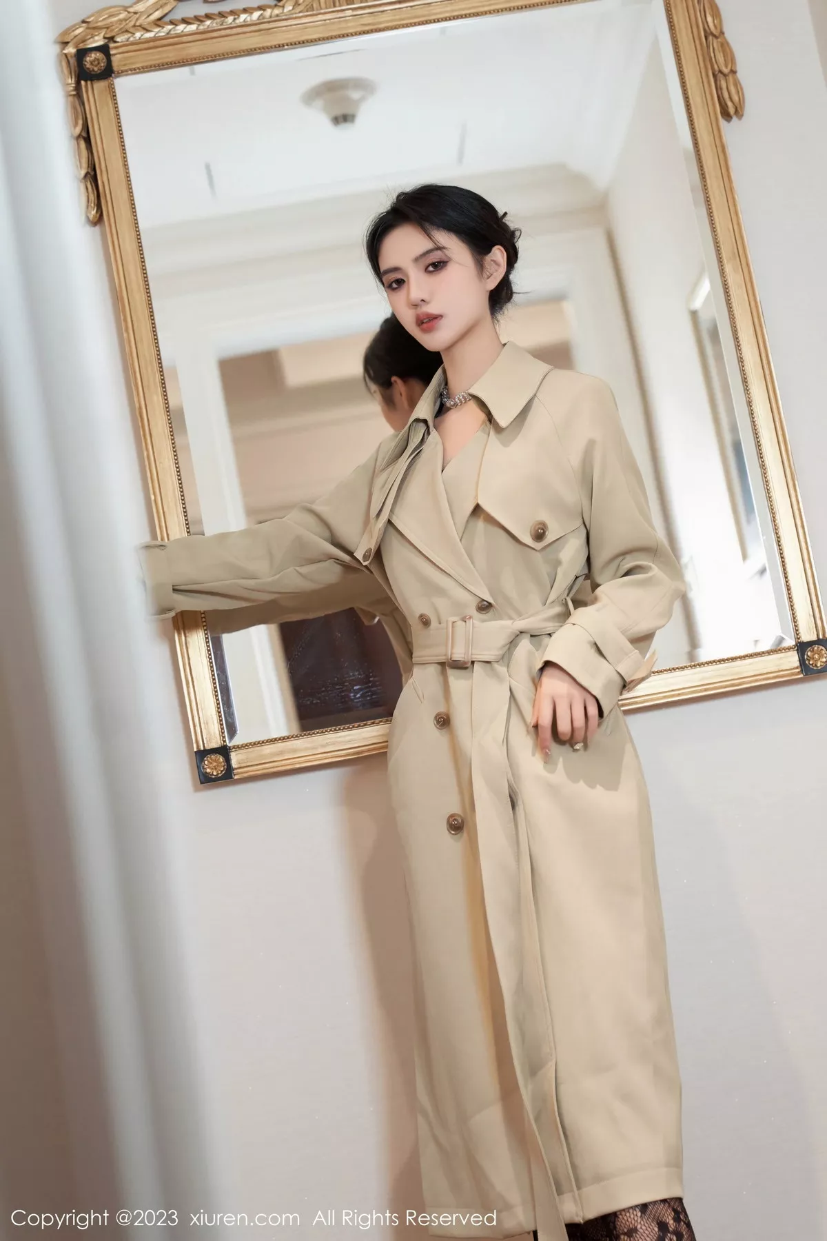 [[XiuRen秀人网]秀人网]No.7491_模特浅浅Danny性感黑色蕾丝情趣服饰配黑丝网袜撩人诱惑写真72P