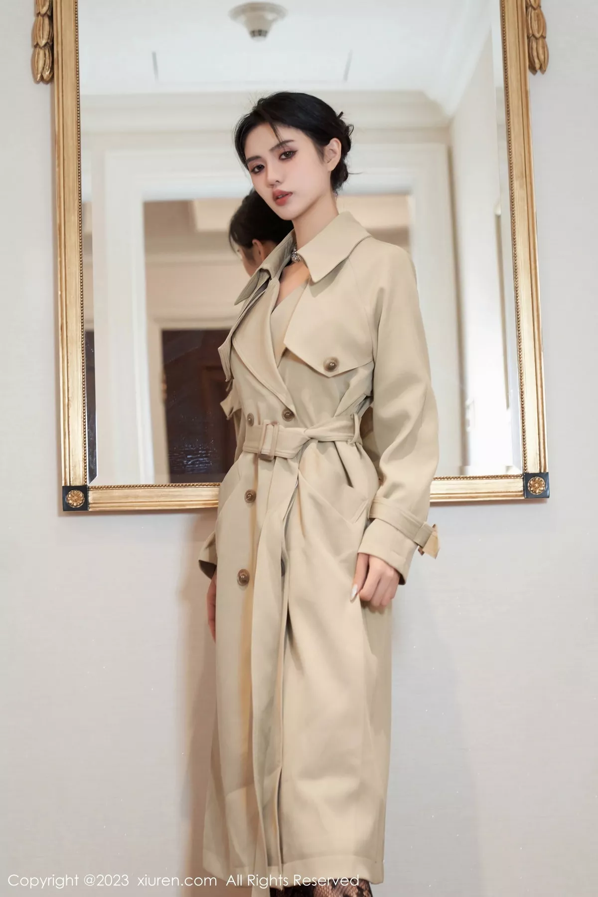 [[XiuRen秀人网]秀人网]No.7491_模特浅浅Danny性感黑色蕾丝情趣服饰配黑丝网袜撩人诱惑写真72P