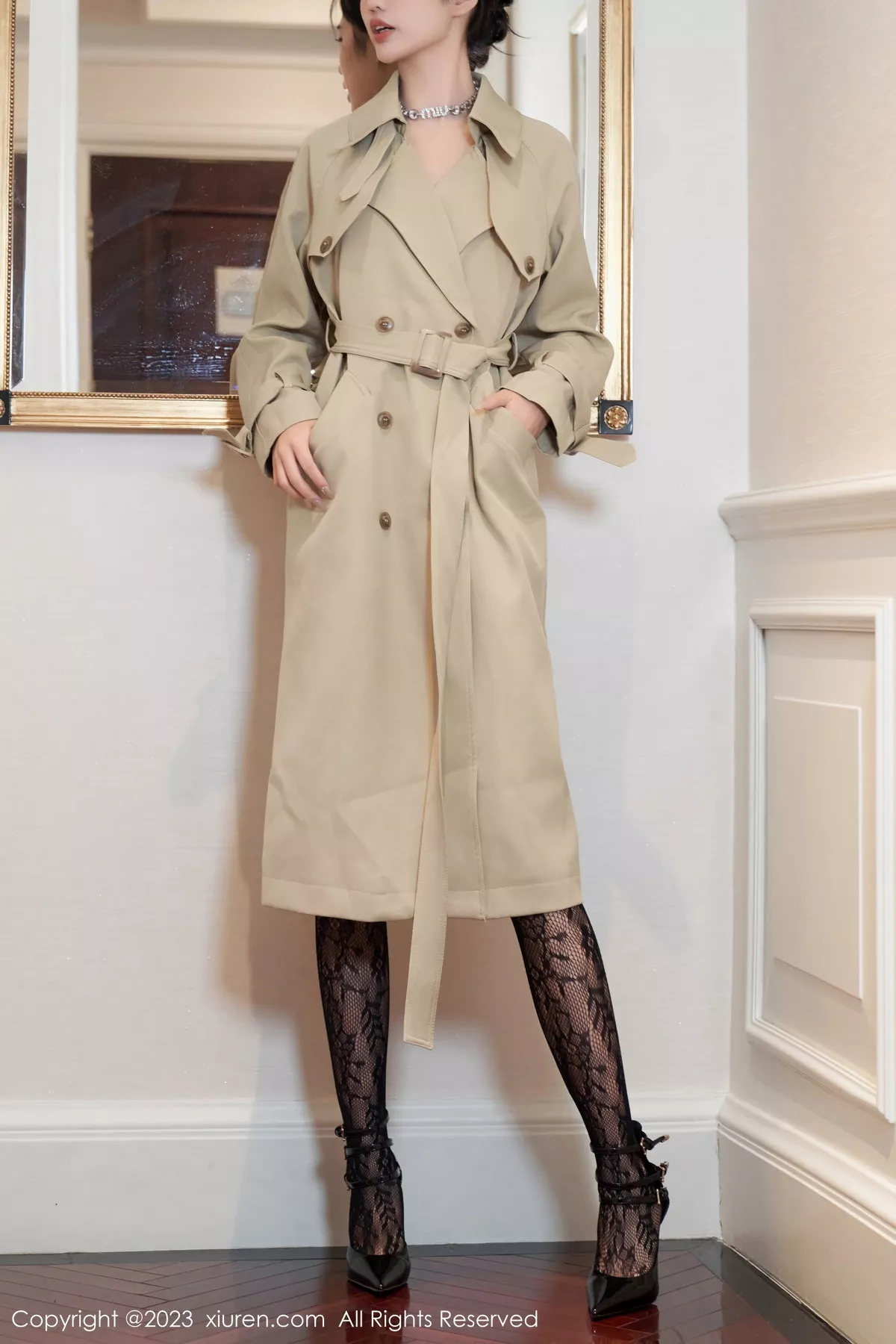 [[XiuRen秀人网]秀人网]No.7491_模特浅浅Danny性感黑色蕾丝情趣服饰配黑丝网袜撩人诱惑写真72P